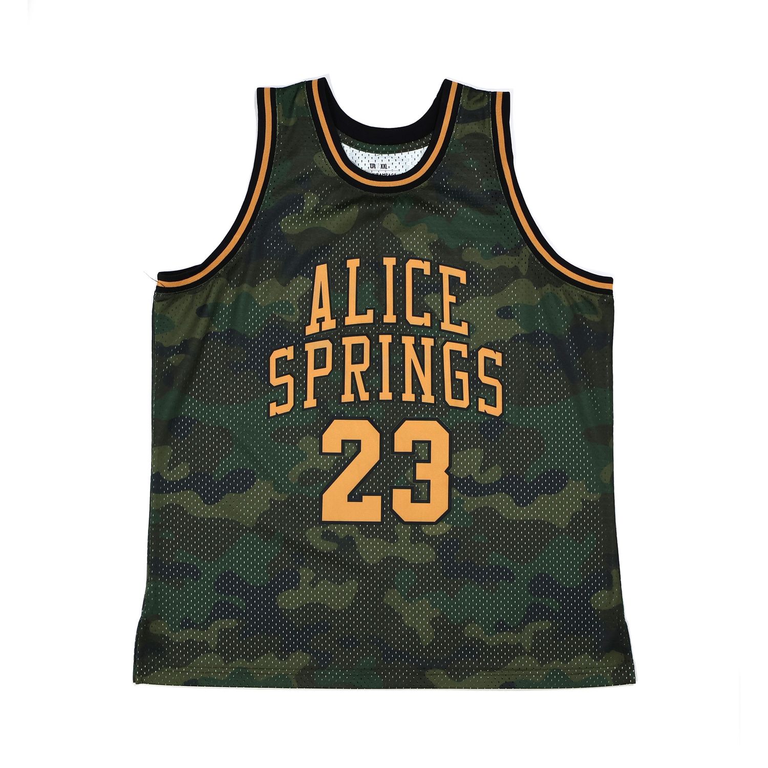 Alice Springs 23 Basketball Jersey Camo