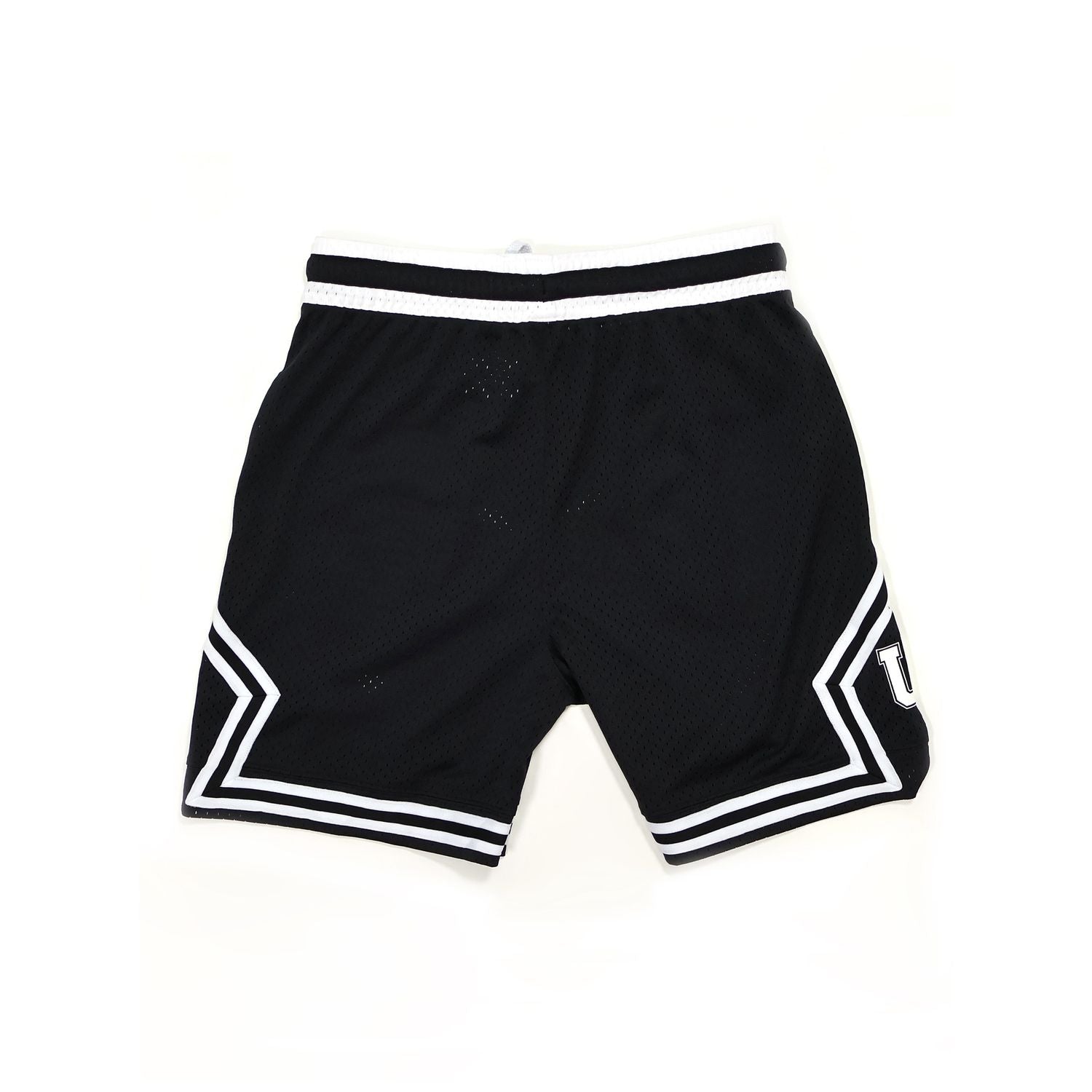 Mesh Shorts Black White 02