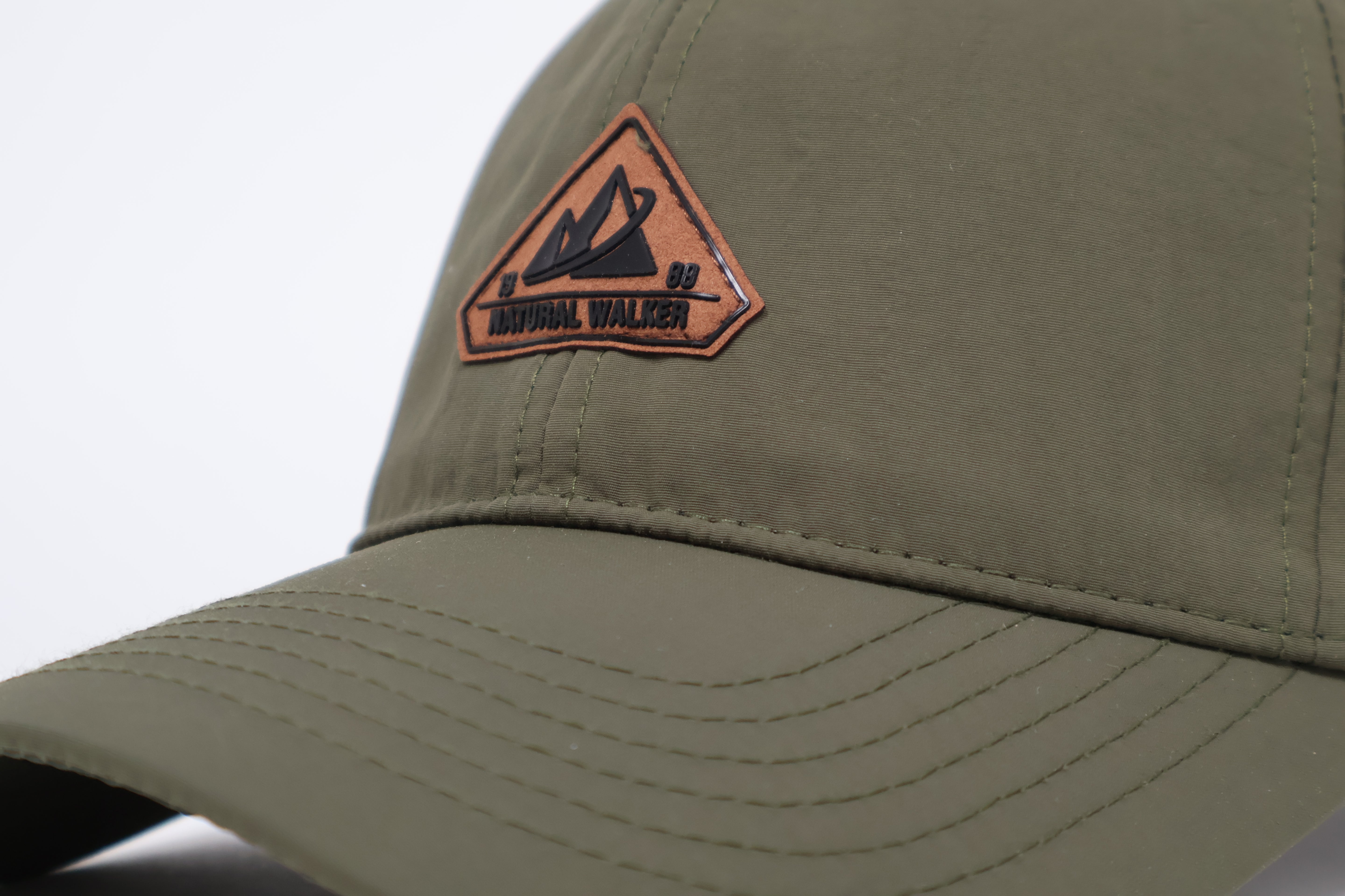 Natural Walker Army Green Adjustable Cap