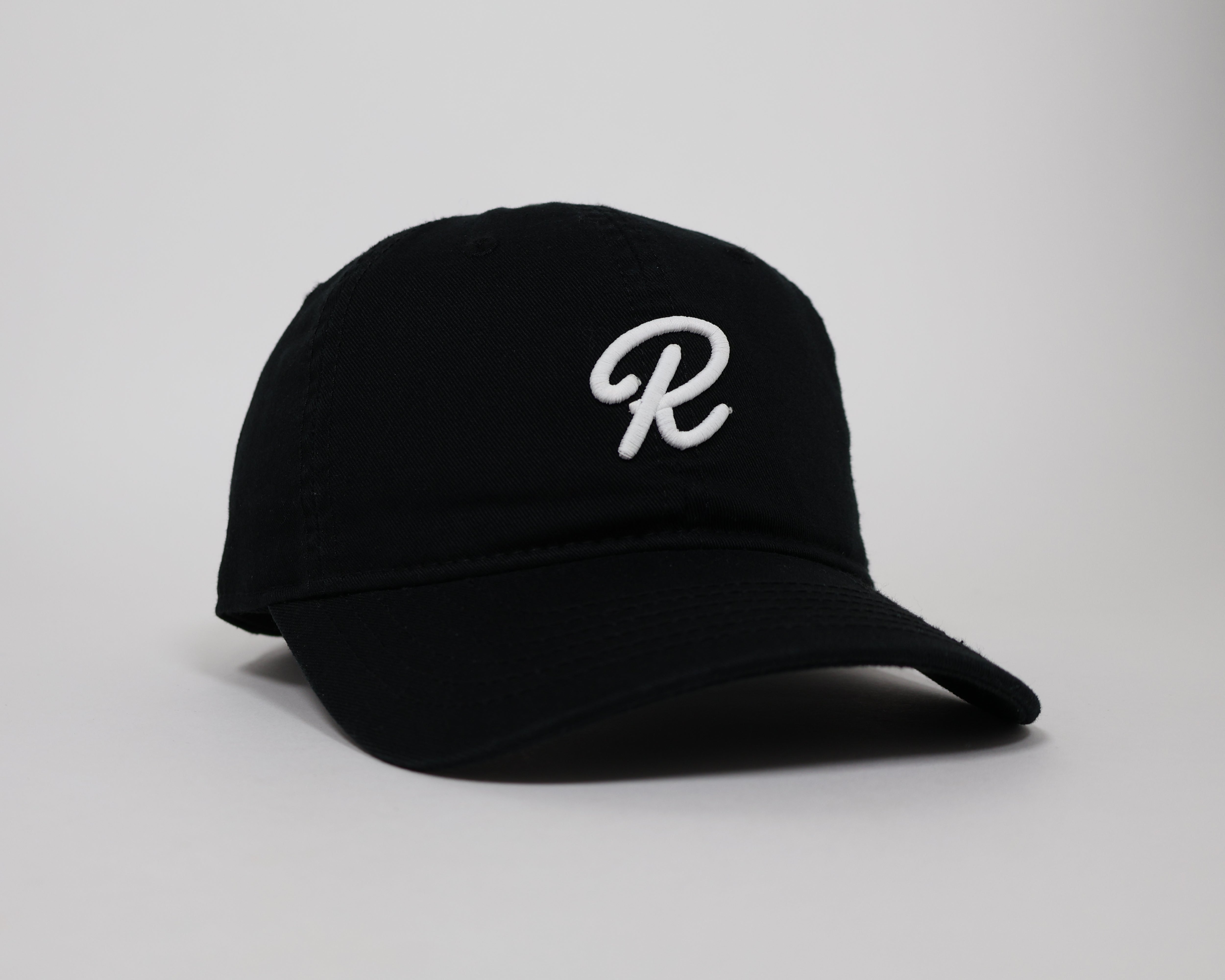 "R" Black Adjustable Cap