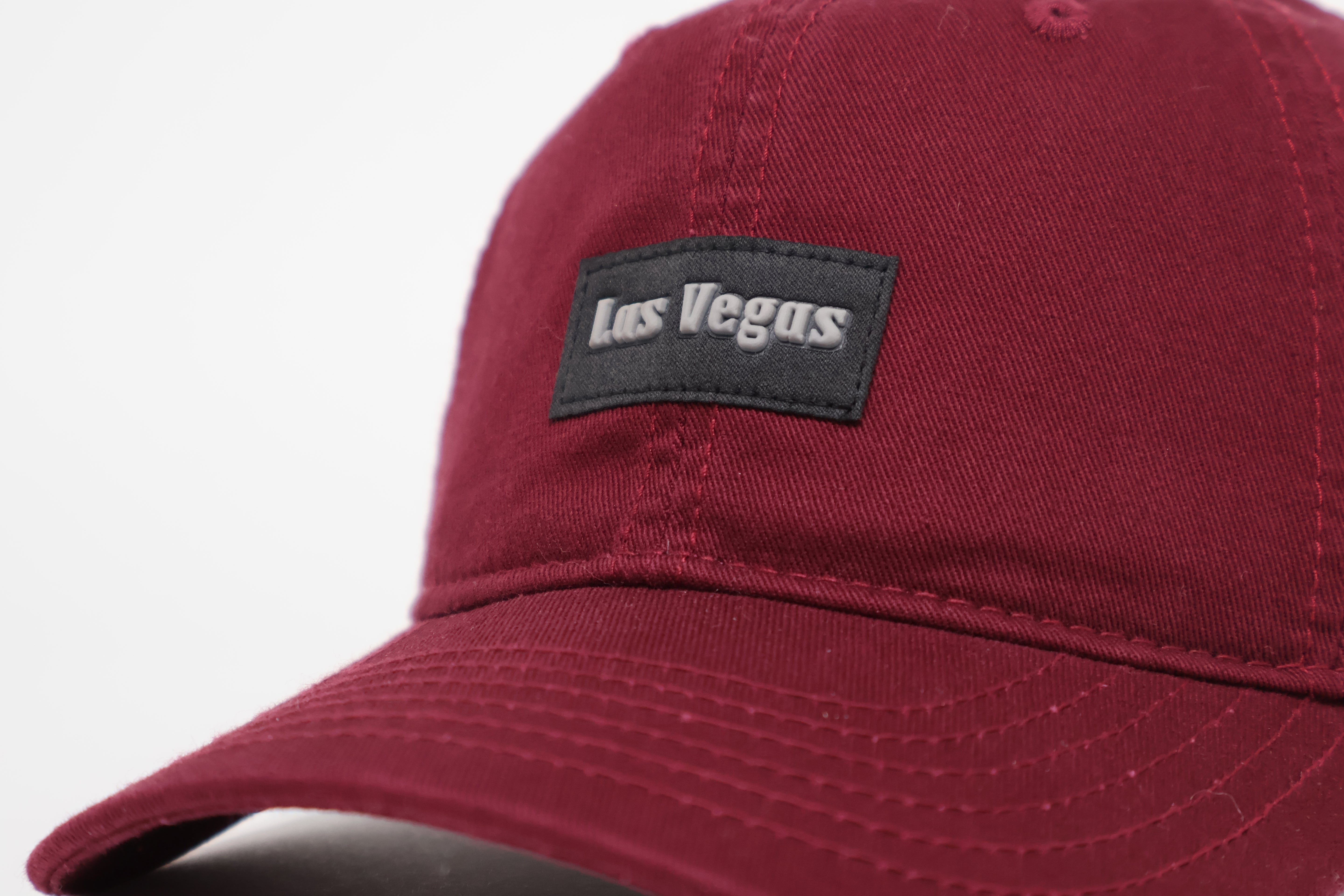 Las Vegas Maroon Adjustable Cap