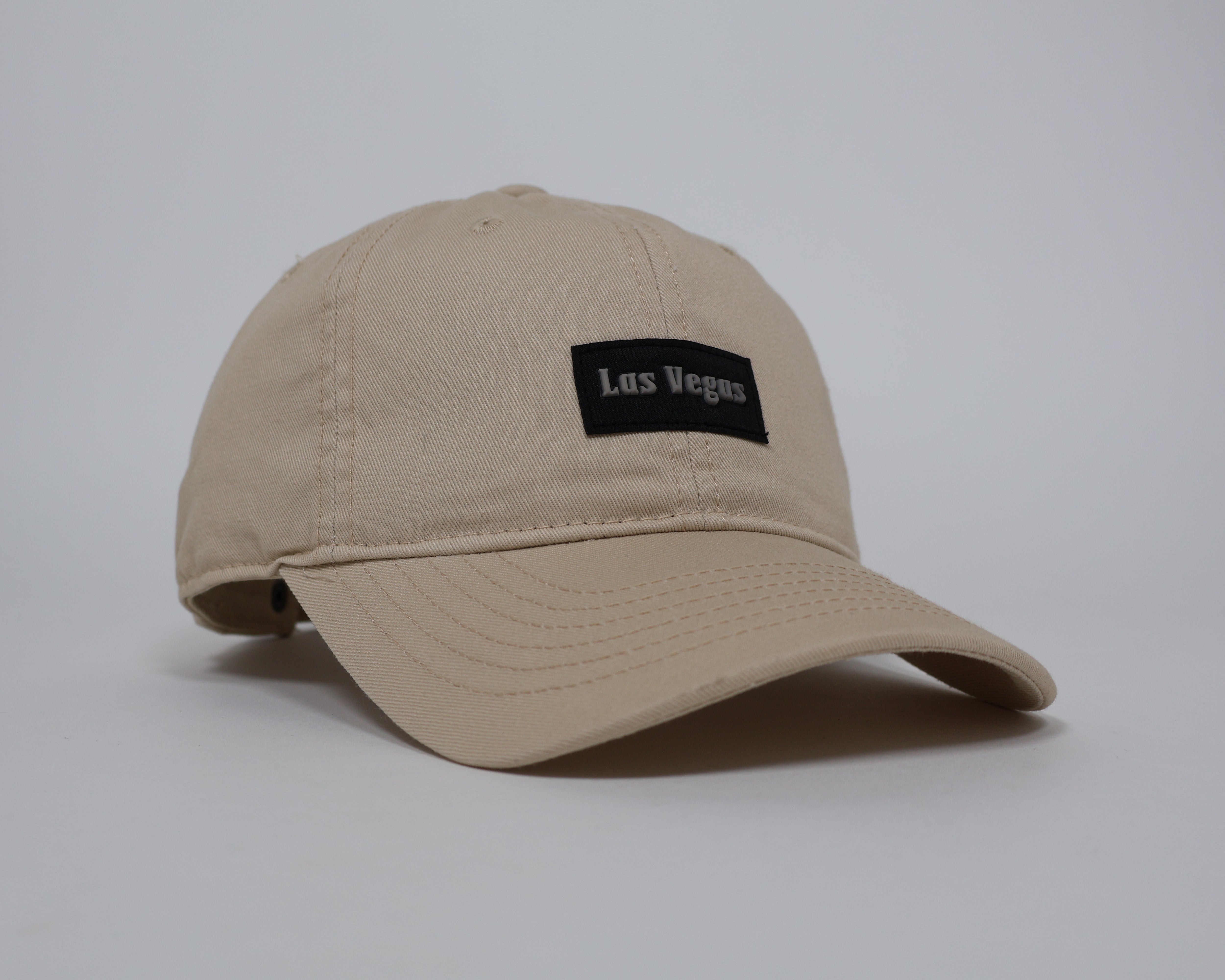 Las Vegas Beige Adjustable Baseball Cap