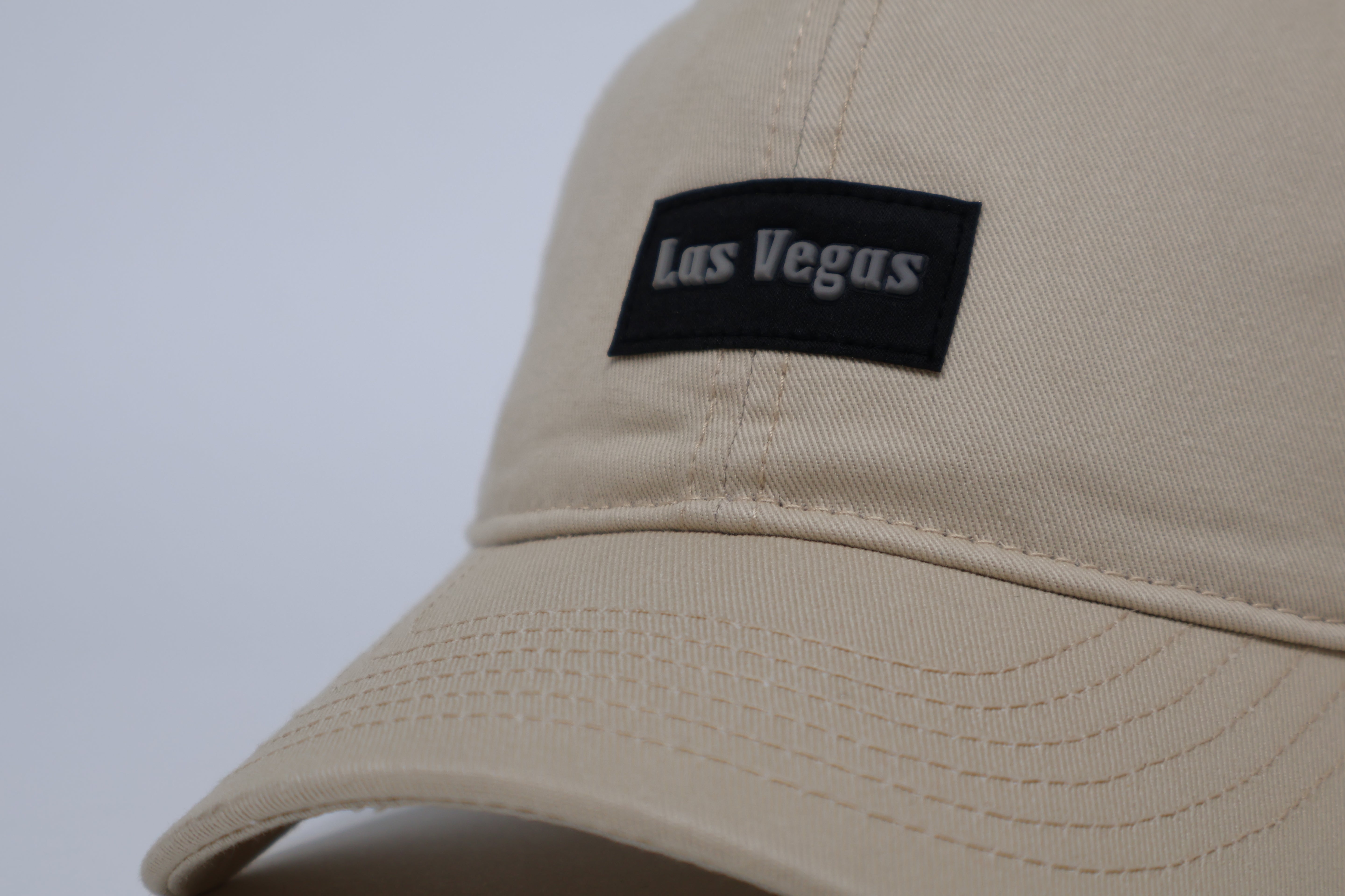 Las Vegas Beige Adjustable Baseball Cap