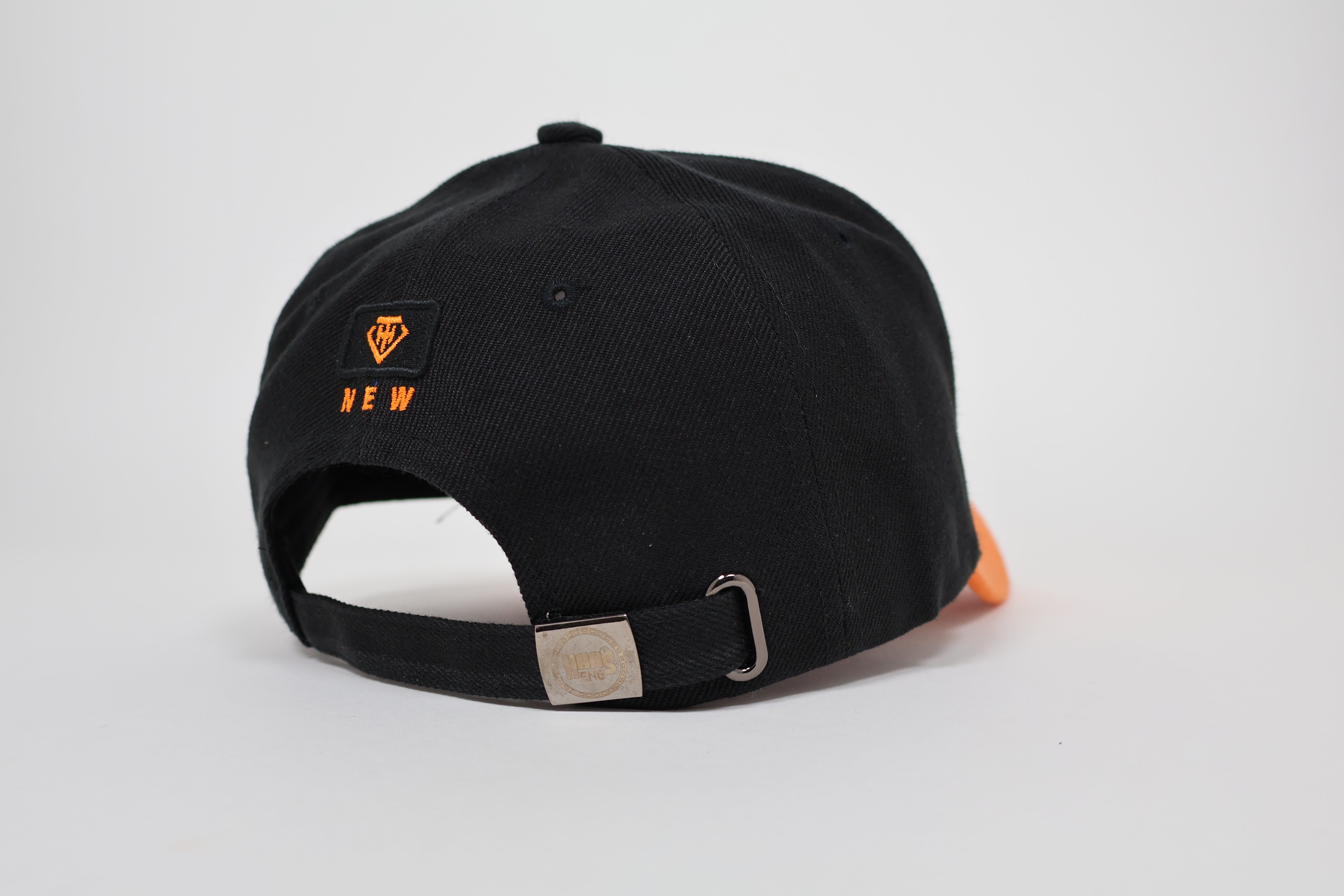 Detroit Black & Orange Adjustable Cap