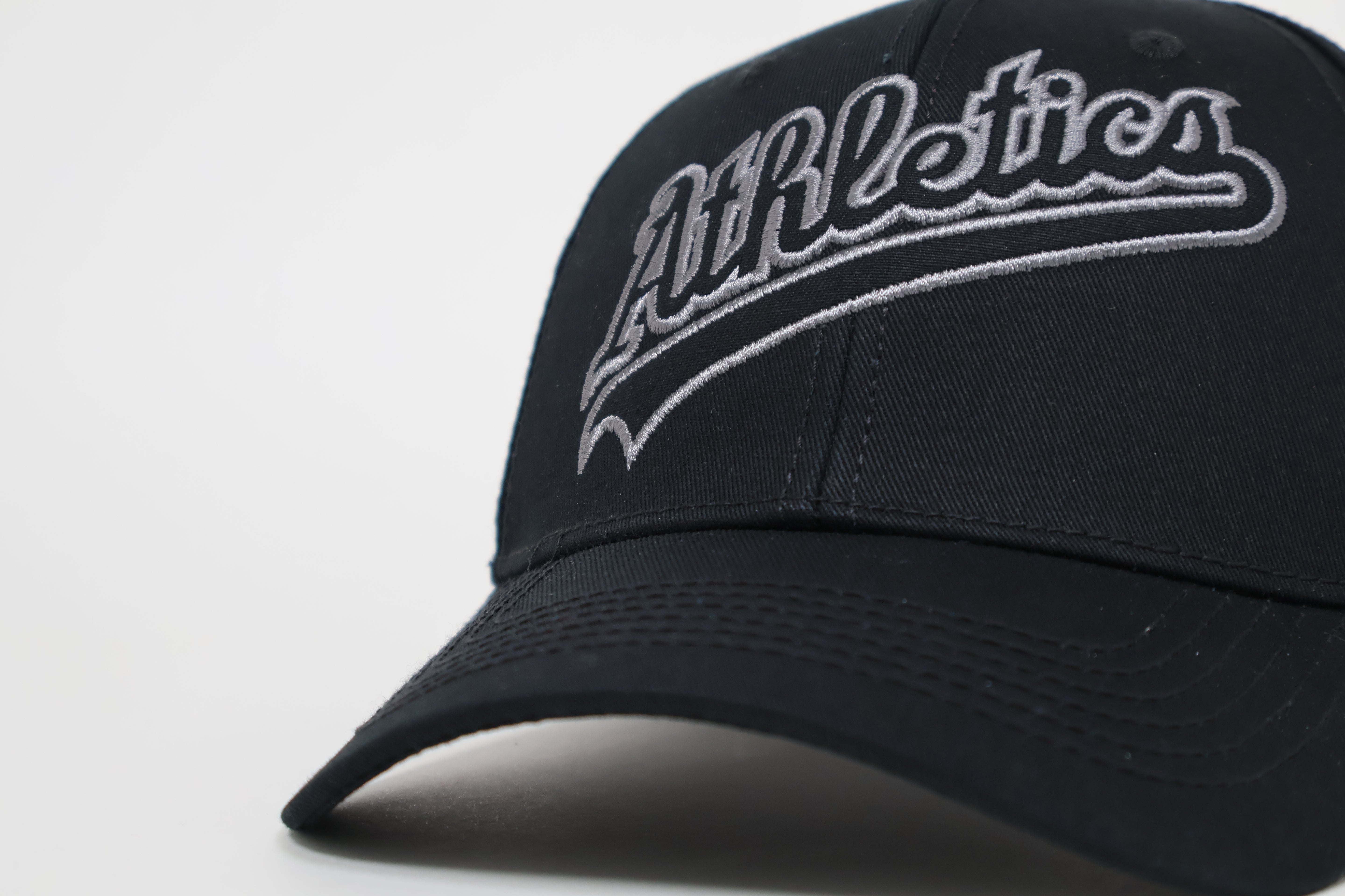 Athletics Black Adjustable Cap