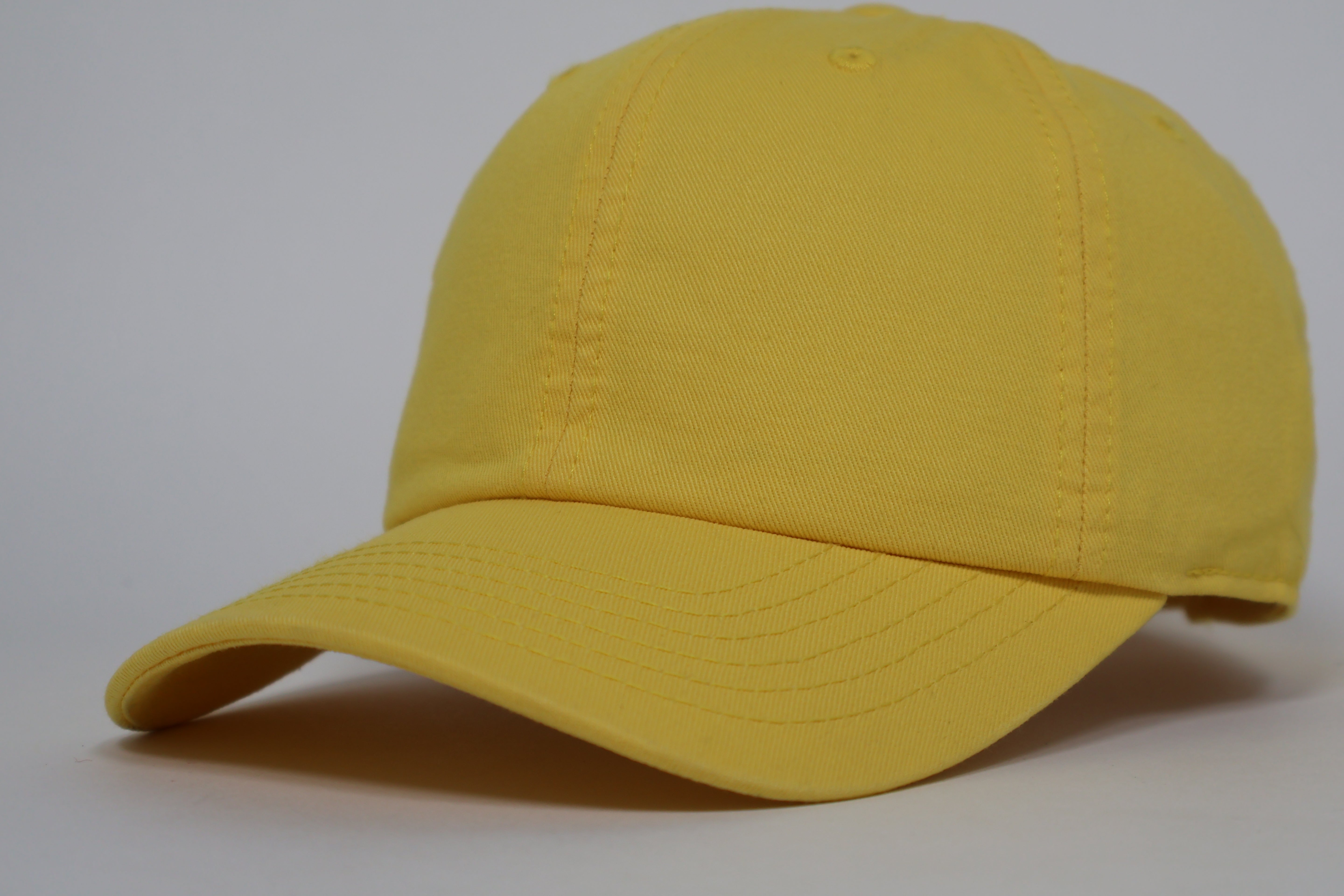 Yellow Adjustable Baseball Cap