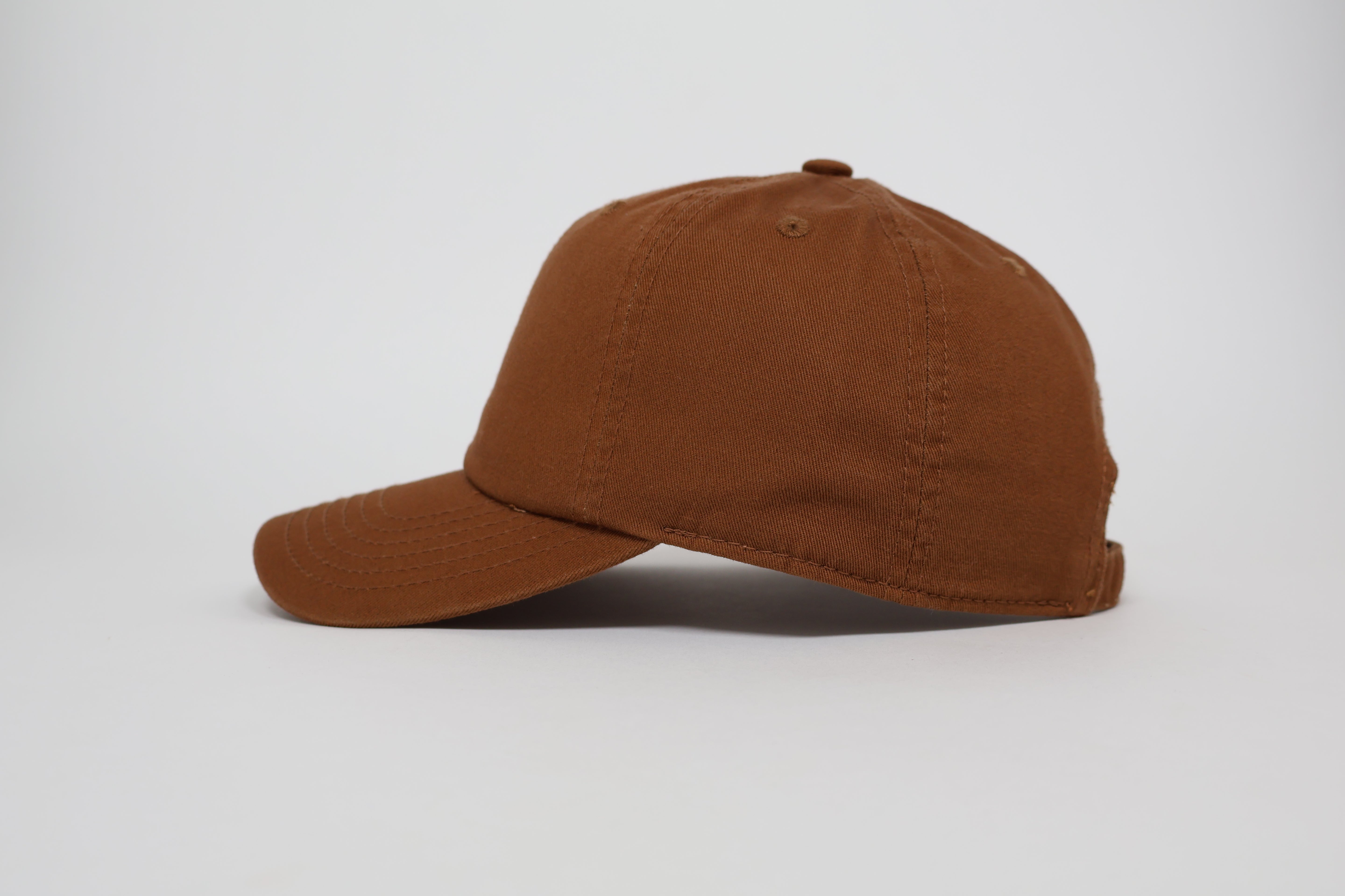 Brown Adjustable Baseball Cap
