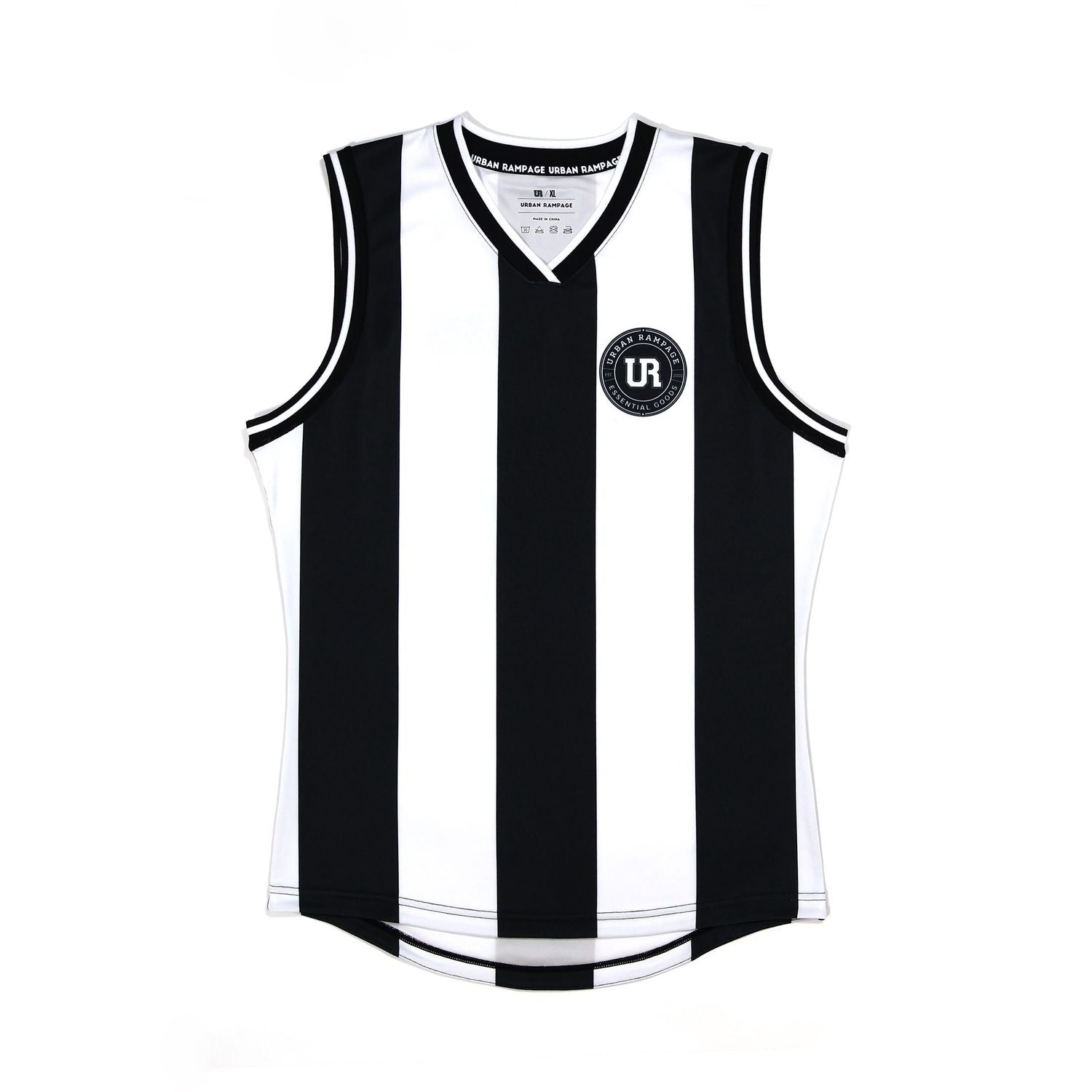 AFL 1 67 black and white striped jersey