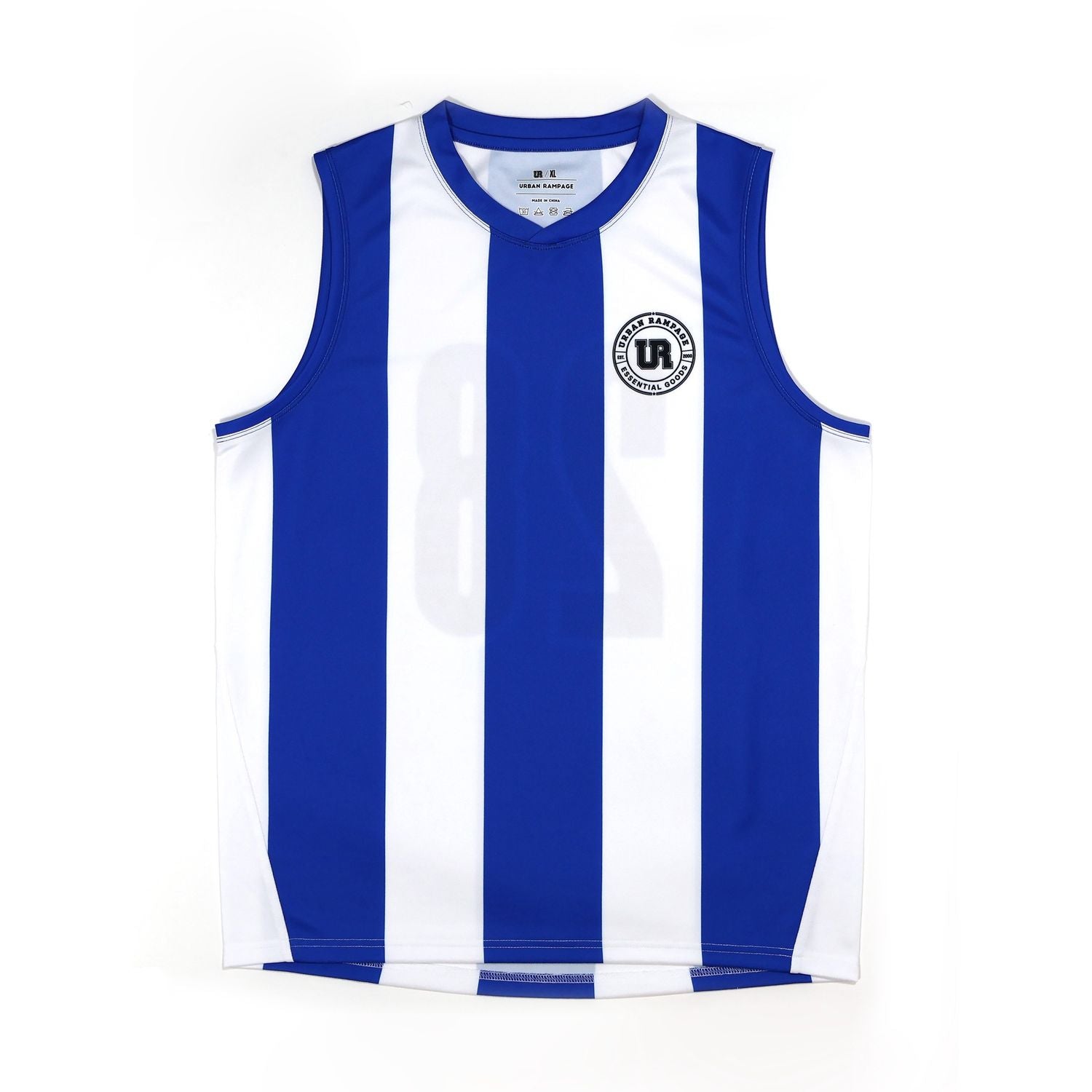 FL 2 28 jersey in blue and white striped design