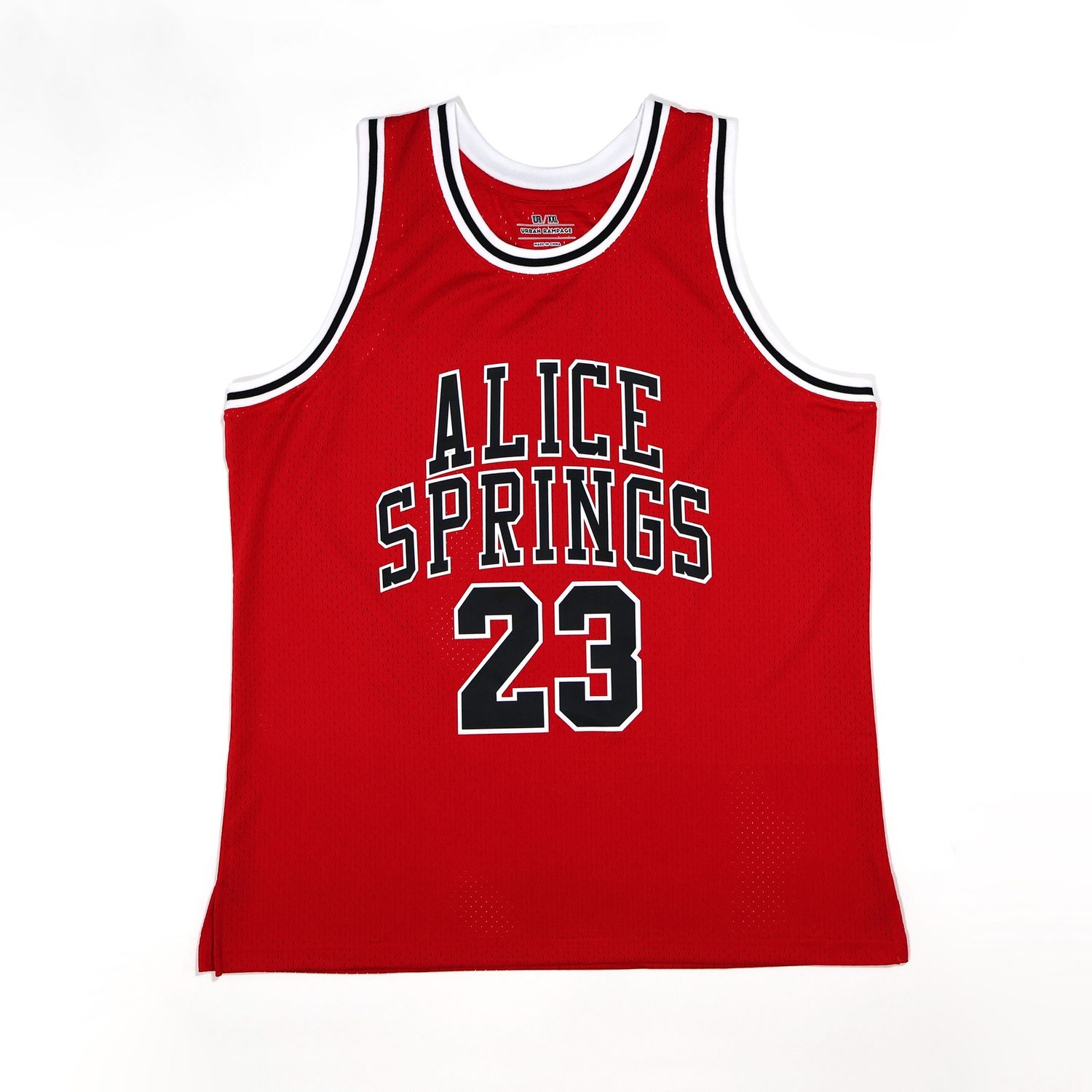 Alice Springs 23 red basketball jersey for men