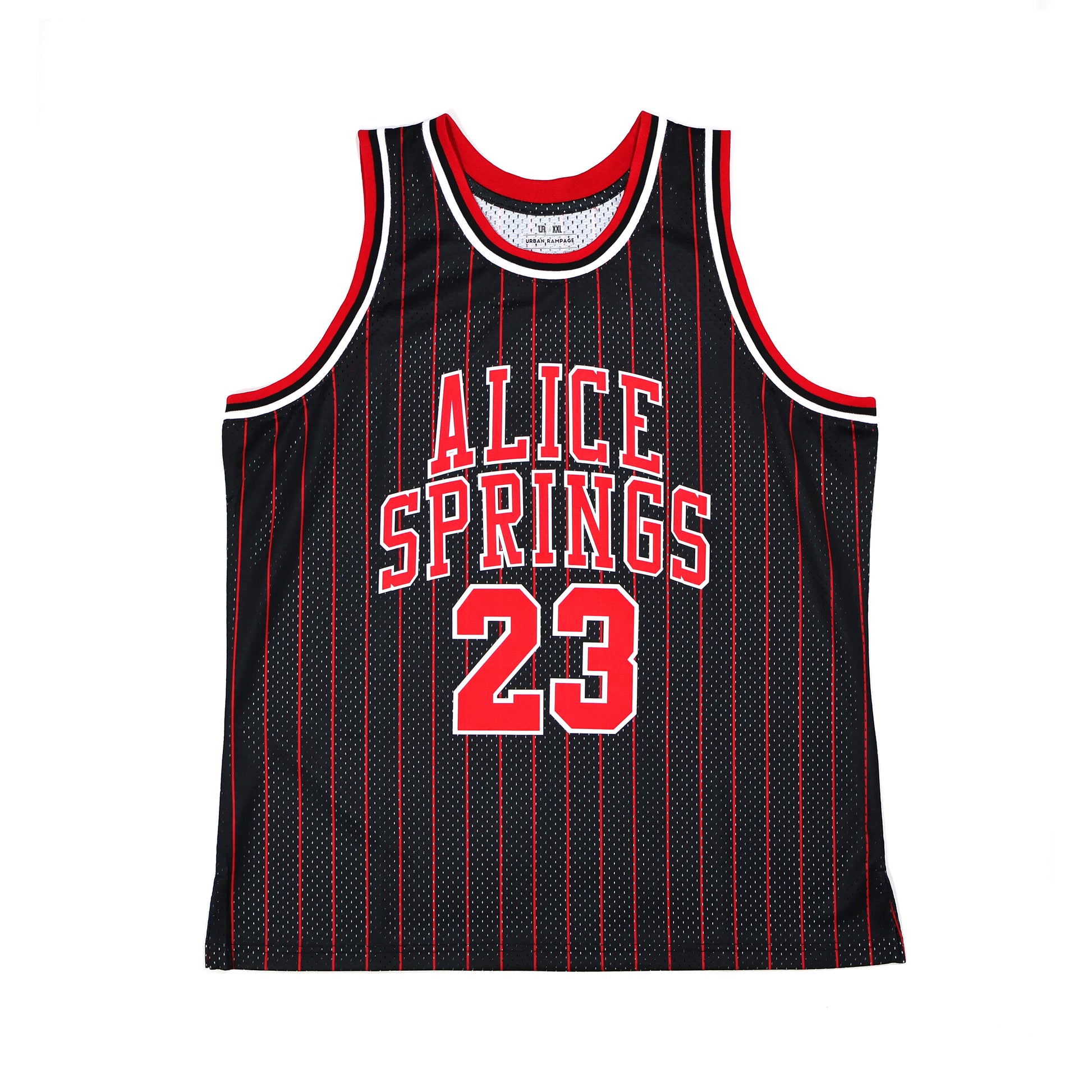 Alice Springs 23 striped basketball jersey for men
