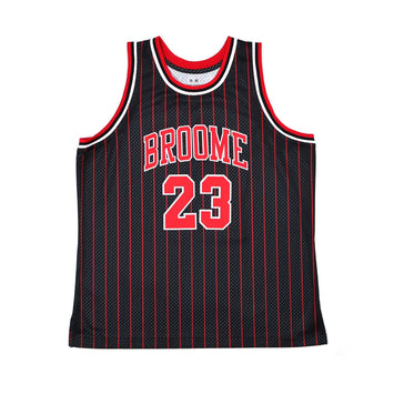 Broome 23 striped basketball jersey for men
