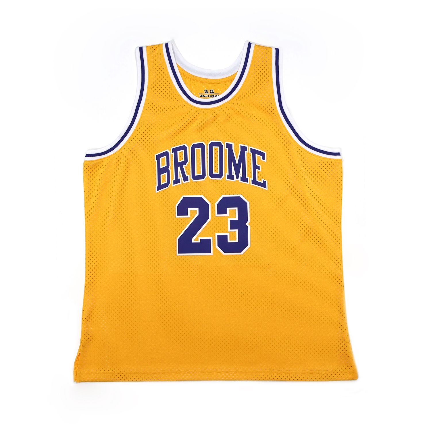 Broome 23 yellow basketball jersey for men