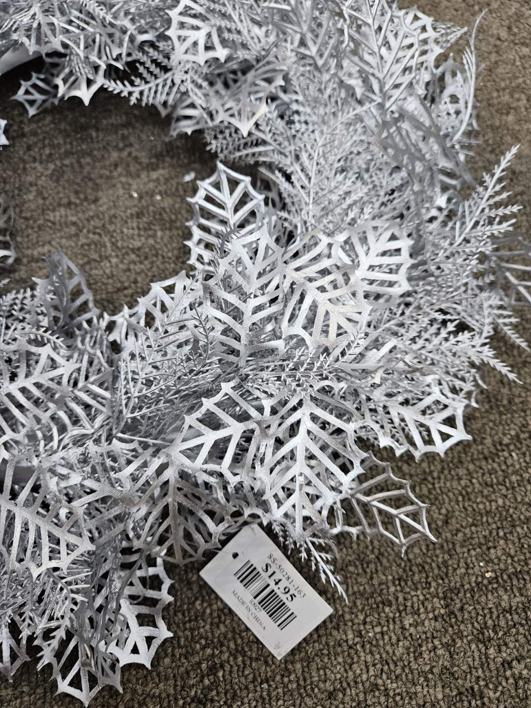 Christmas Garland Silver 2M