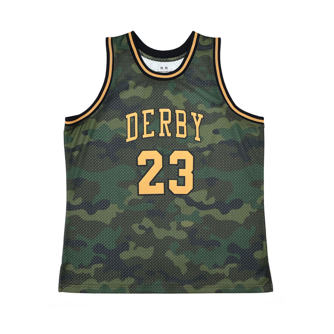 Derby 23 camouflage basketball jersey for men
