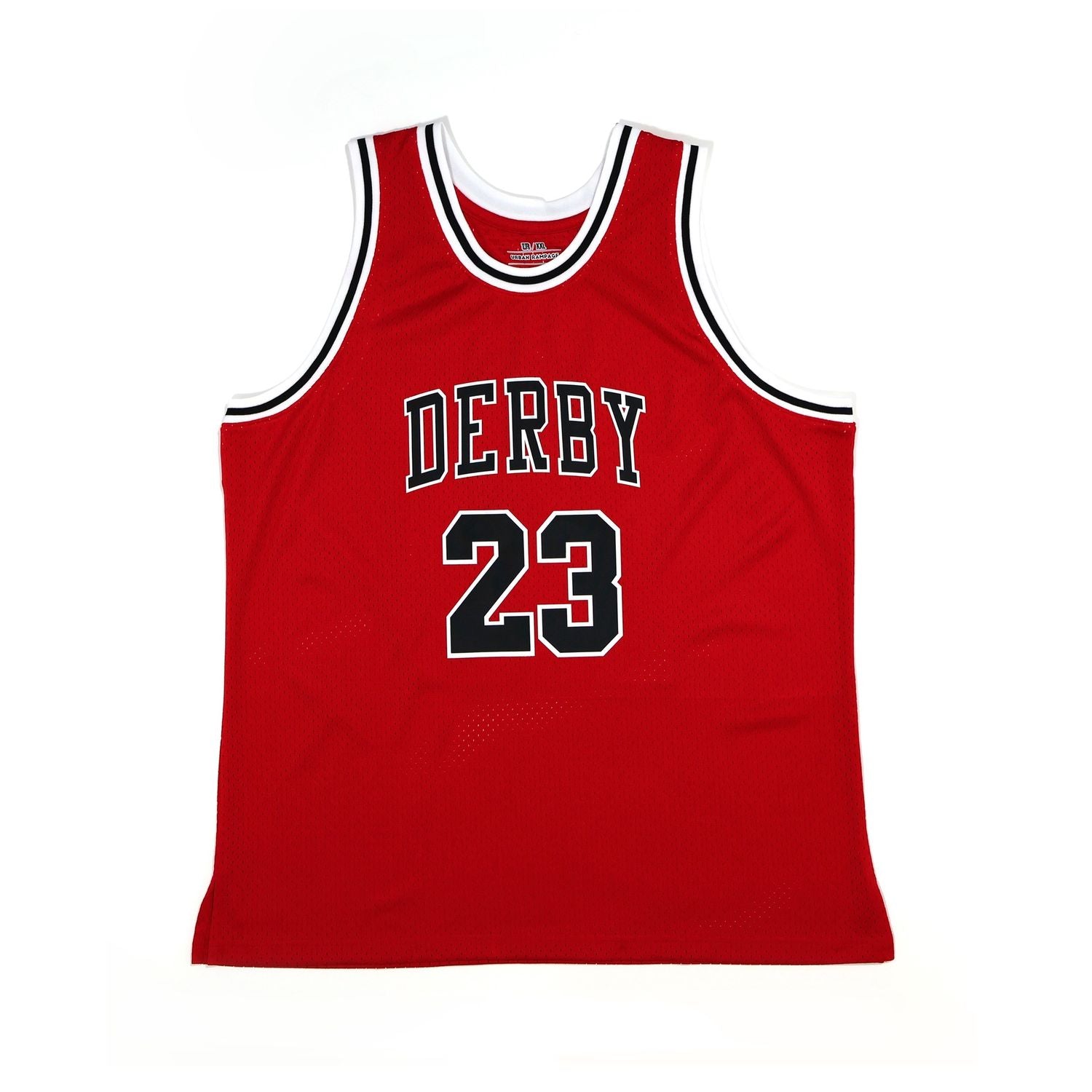 Derby 23 red basketball jersey for men