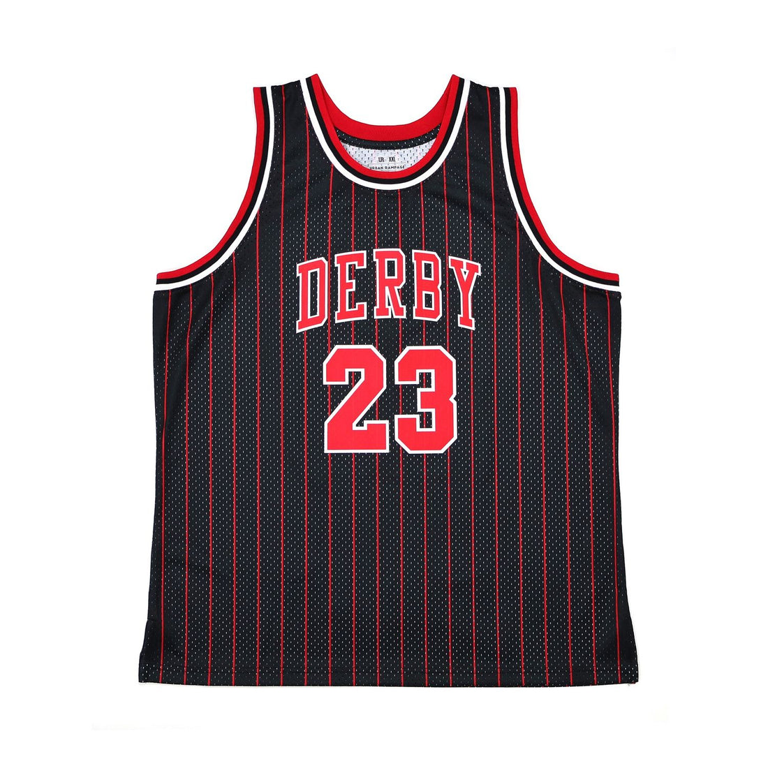 Derby 23 striped basketball jersey for men