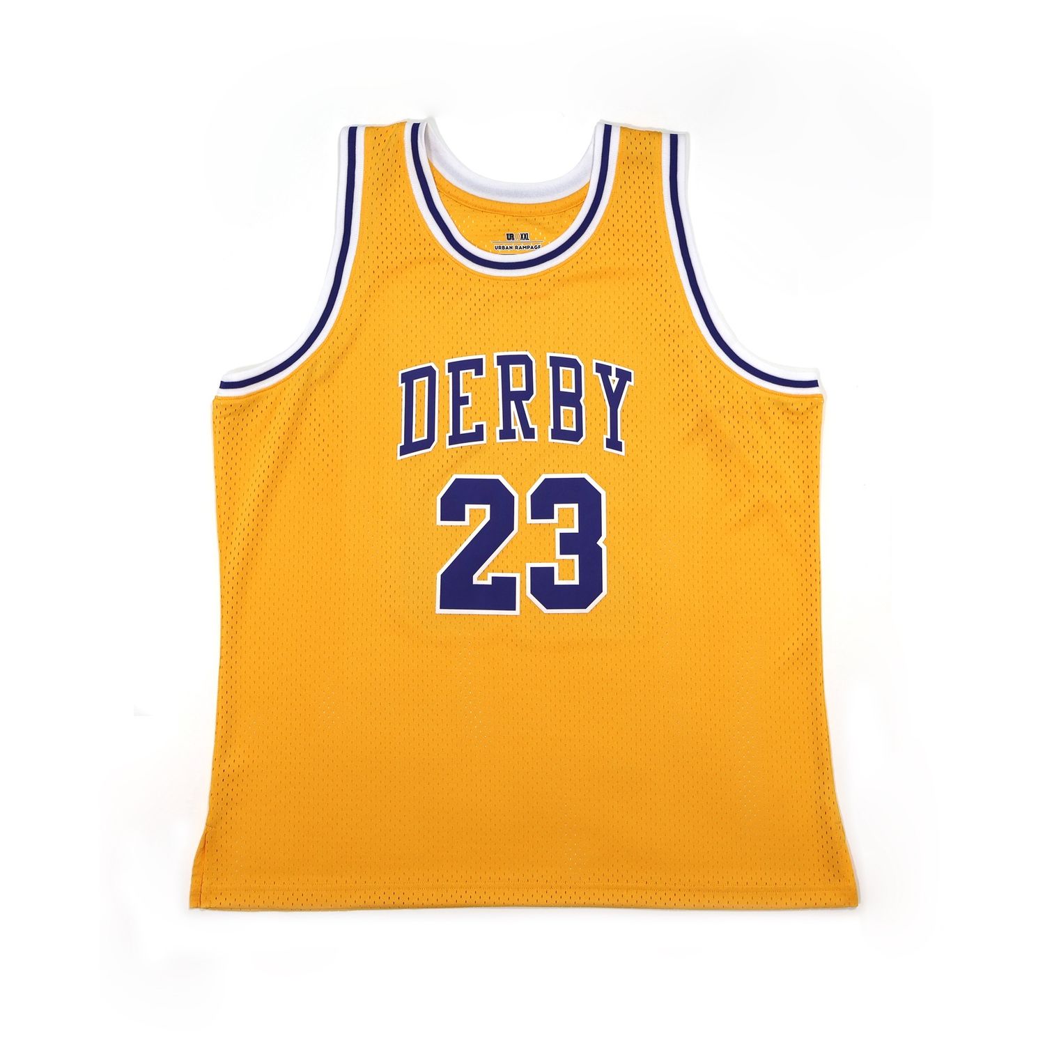 Derby 23 yellow basketball jersey for men