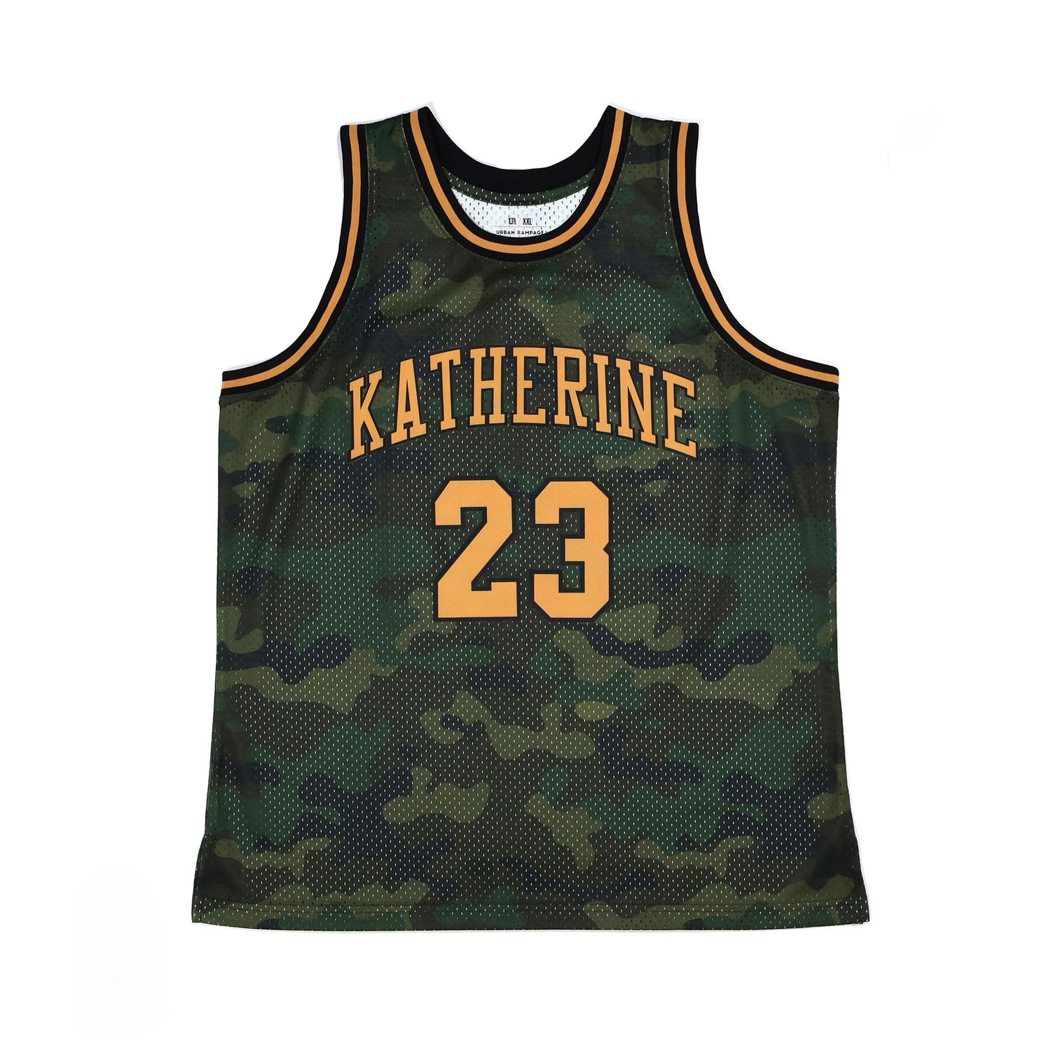 Katherine 23 camouflage basketball jersey for men