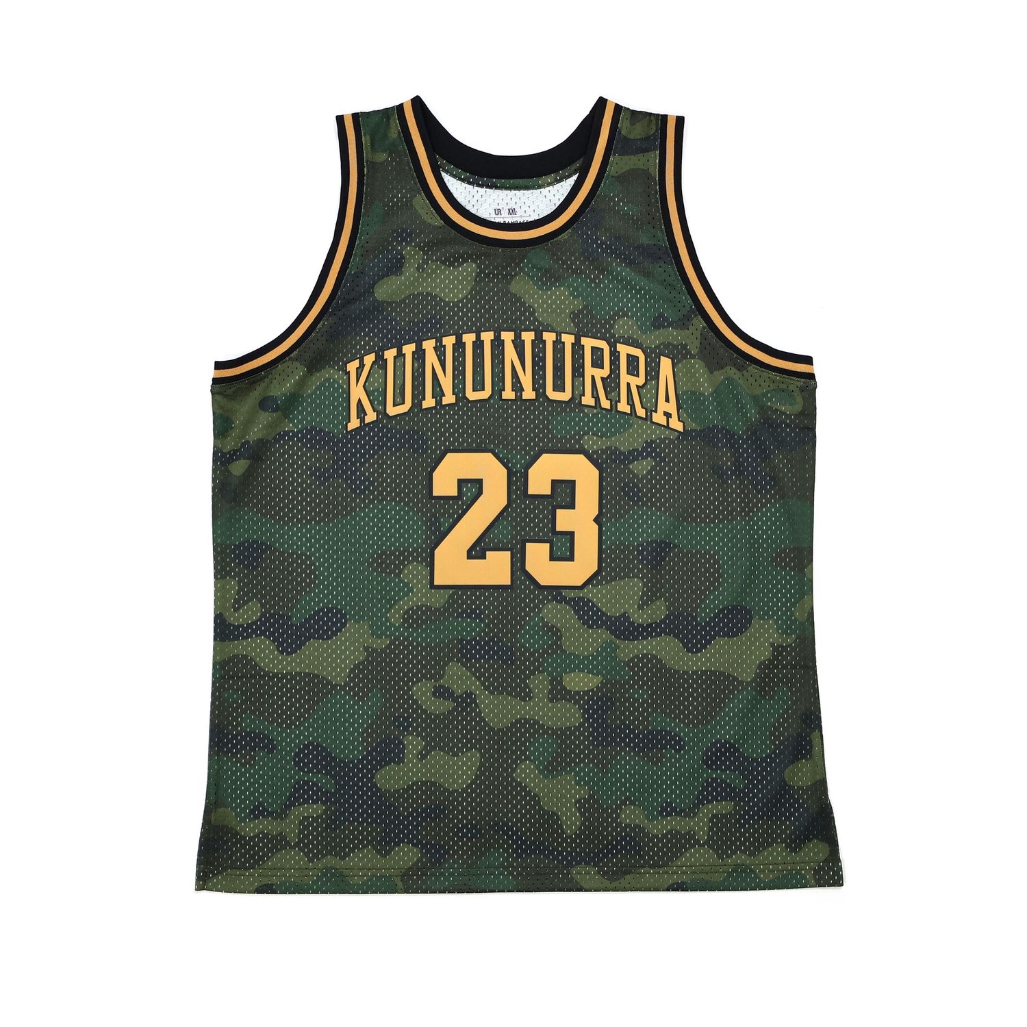 Kununurra 23 camouflage basketball jersey for men
