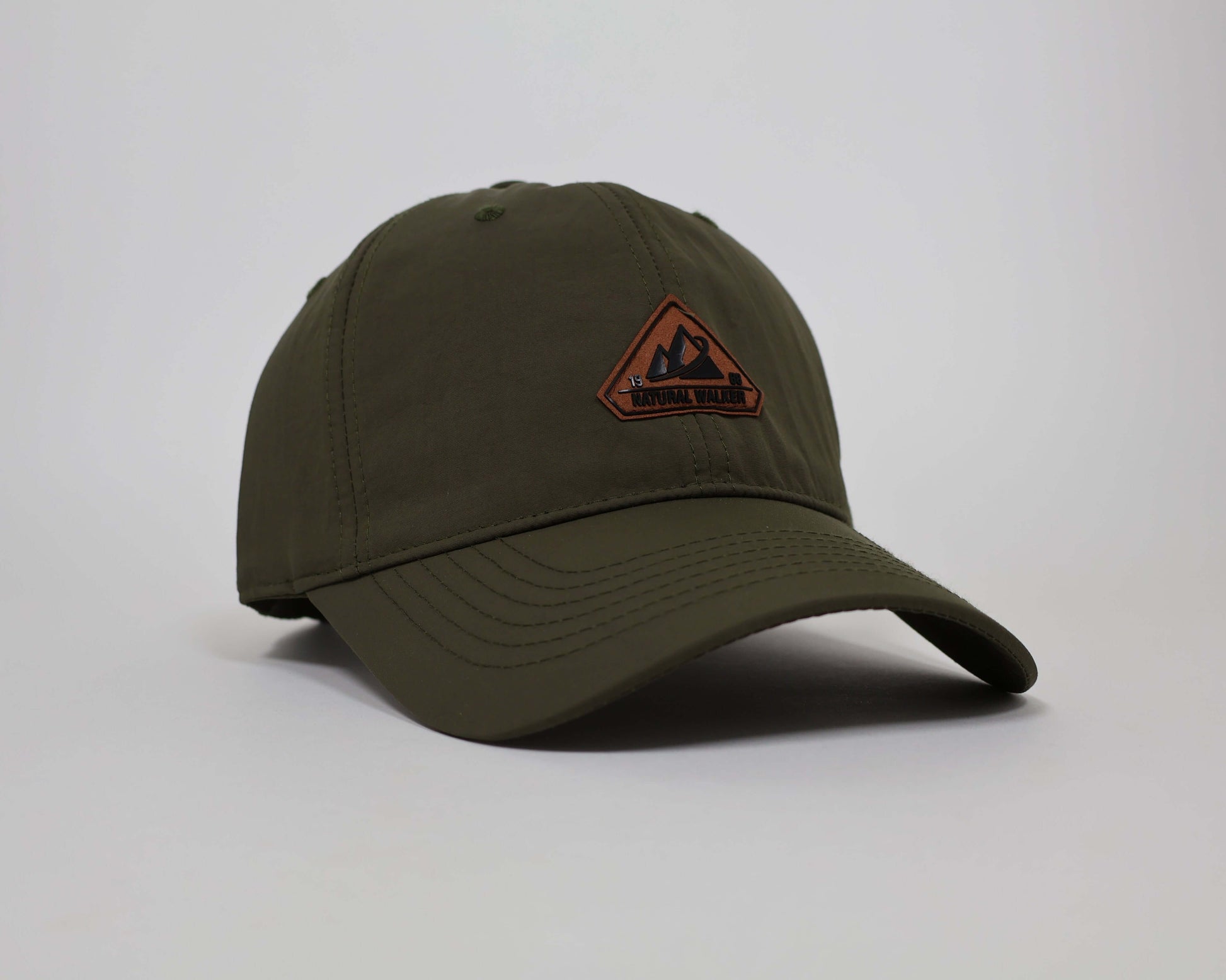 Men's Baseball Cap β Gray and Yellow Colorblock Style, Casual and Sporty Look