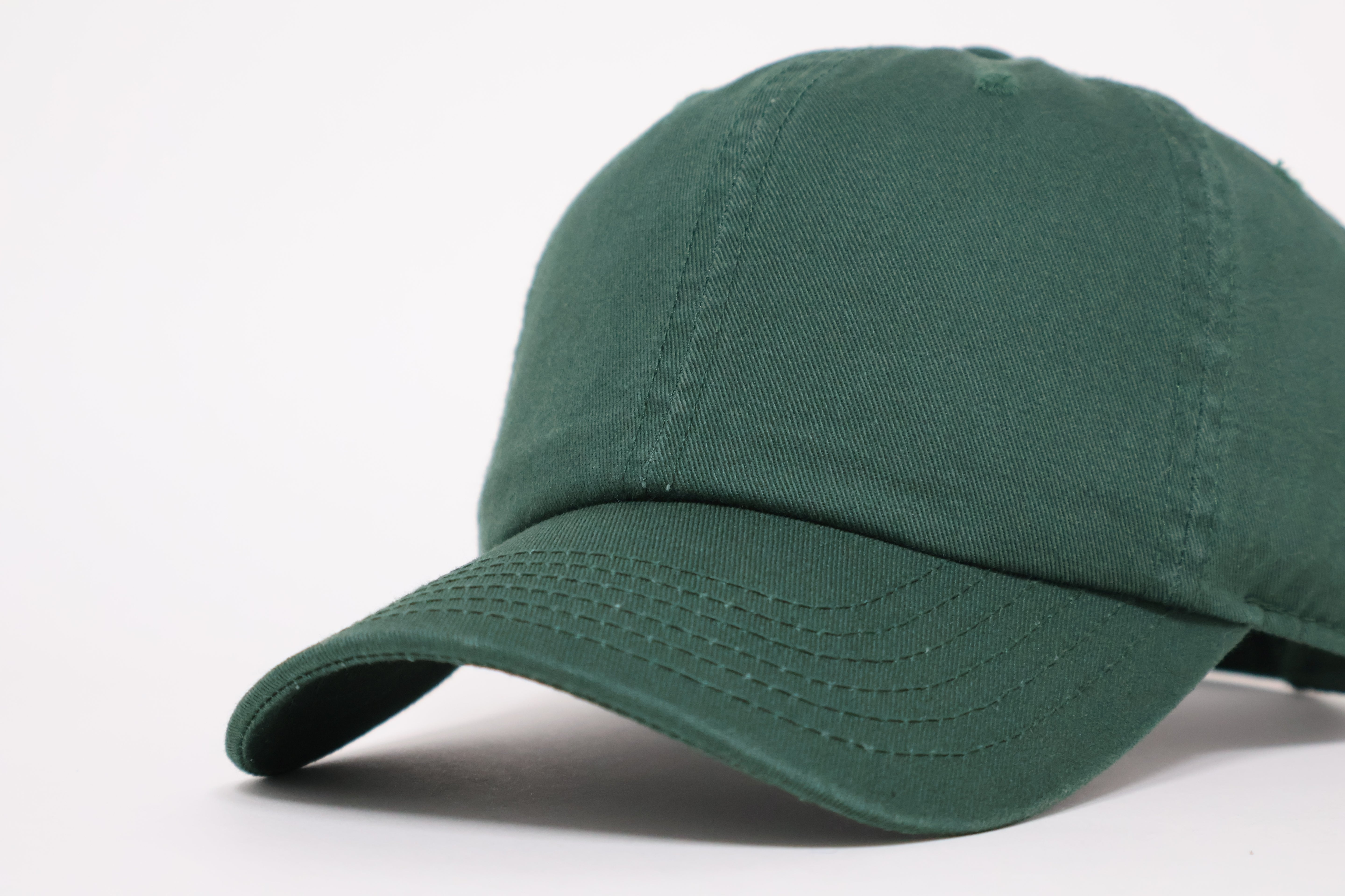 Men's Hunter Green Baseball Cap β Deep Earthy Tone with Classic Curved Brim and Adjustable Fit