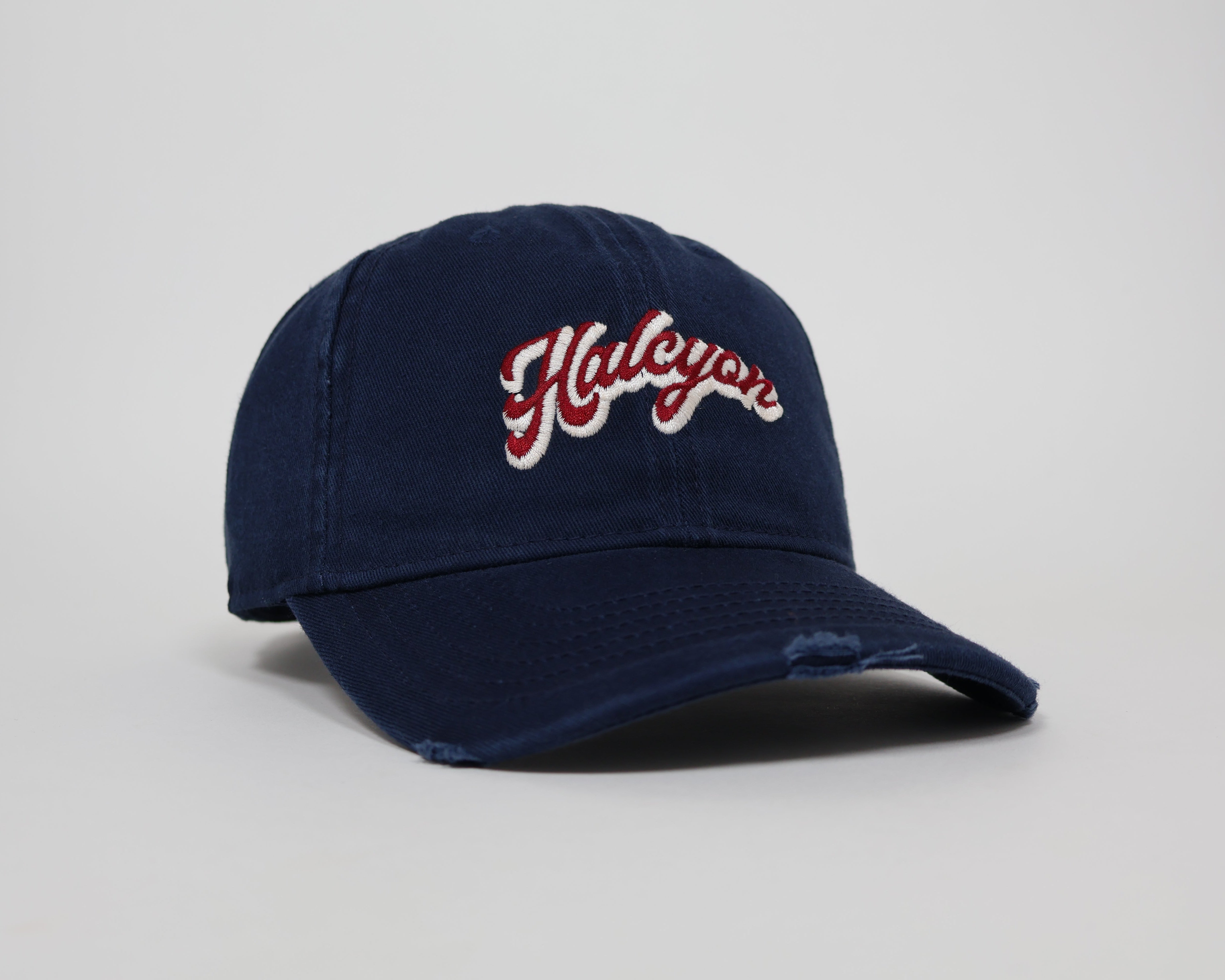 Men's Blue Casual Cap β Halcyon-Inspired Design with Relaxed Fit and Adjustable Strap