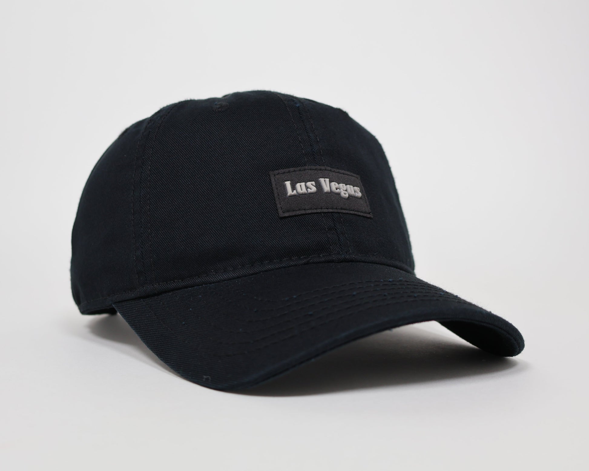 Men's Casual Black Cap β Las Vegas Embroidery, Adjustable Fit for Everyday Wear