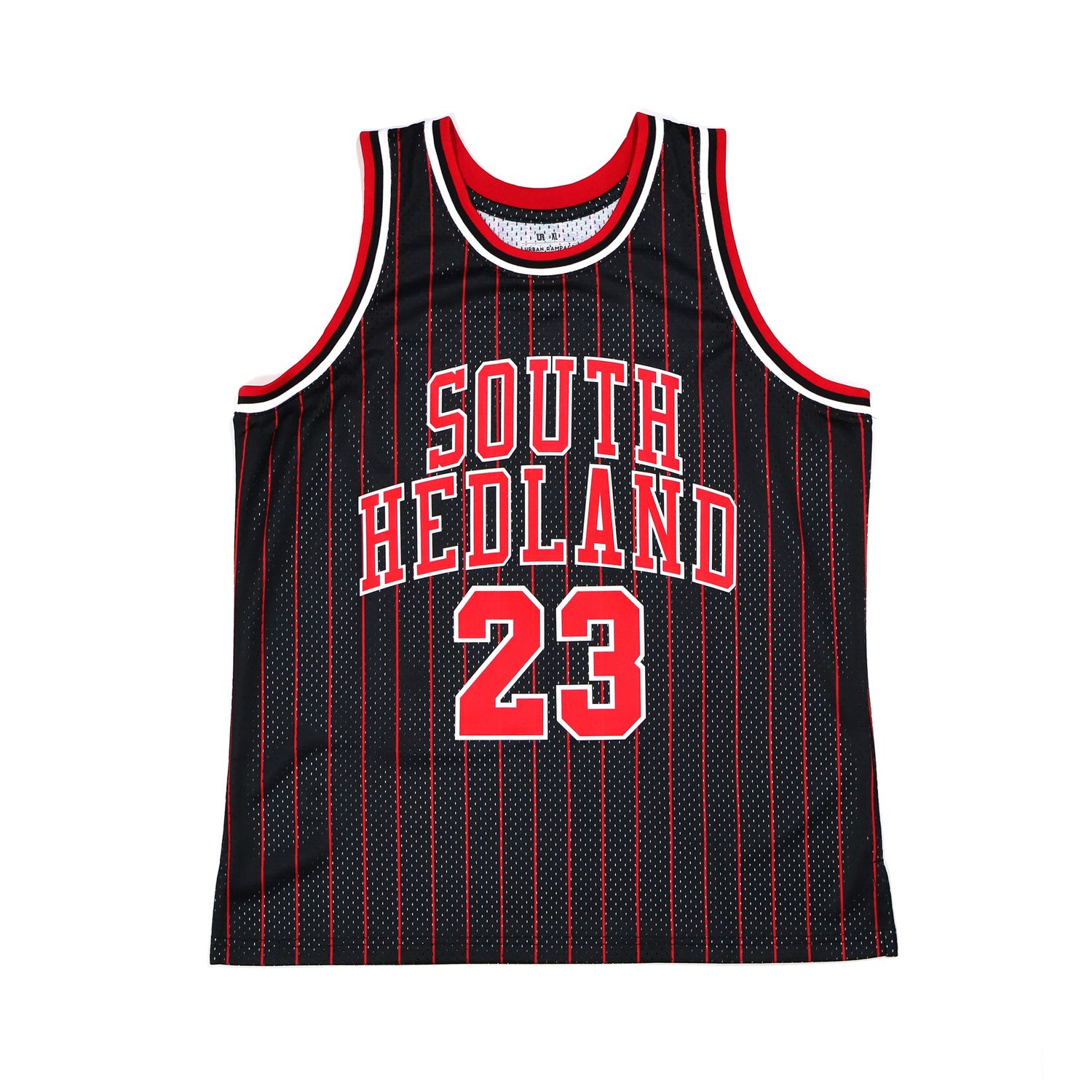 South Hedland 23 striped basketball jersey for men