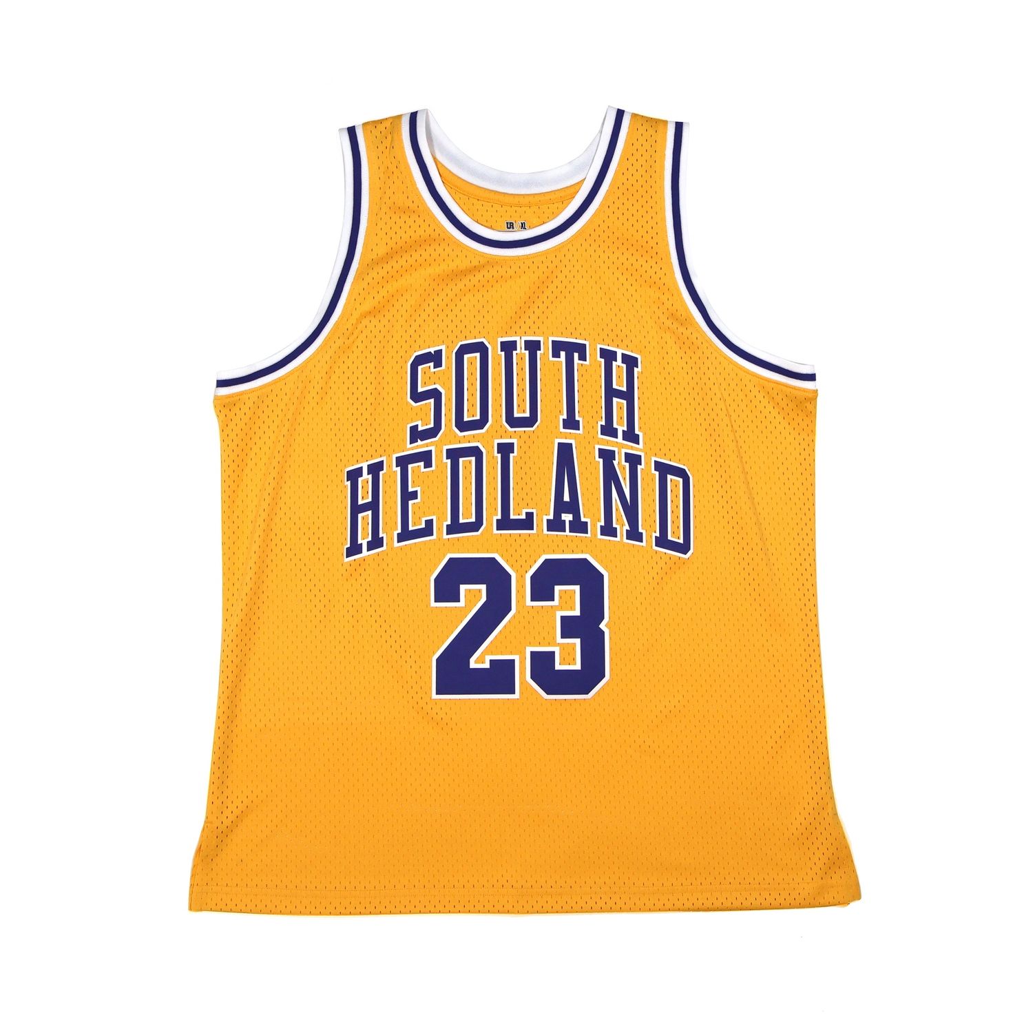 South Hedland 23 yellow basketball jersey for men