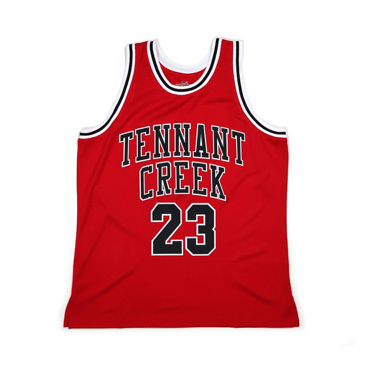 Tennant Creek 23 red basketball jersey for men