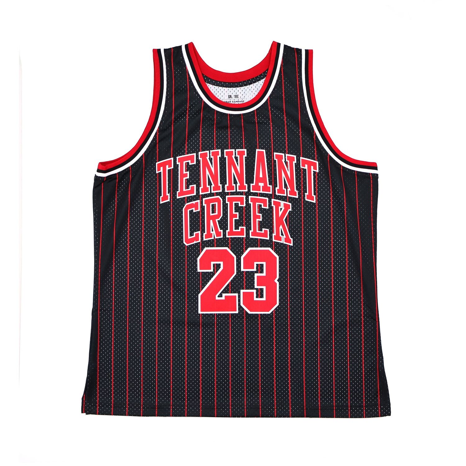Tennant Creek 23 striped basketball jersey for men