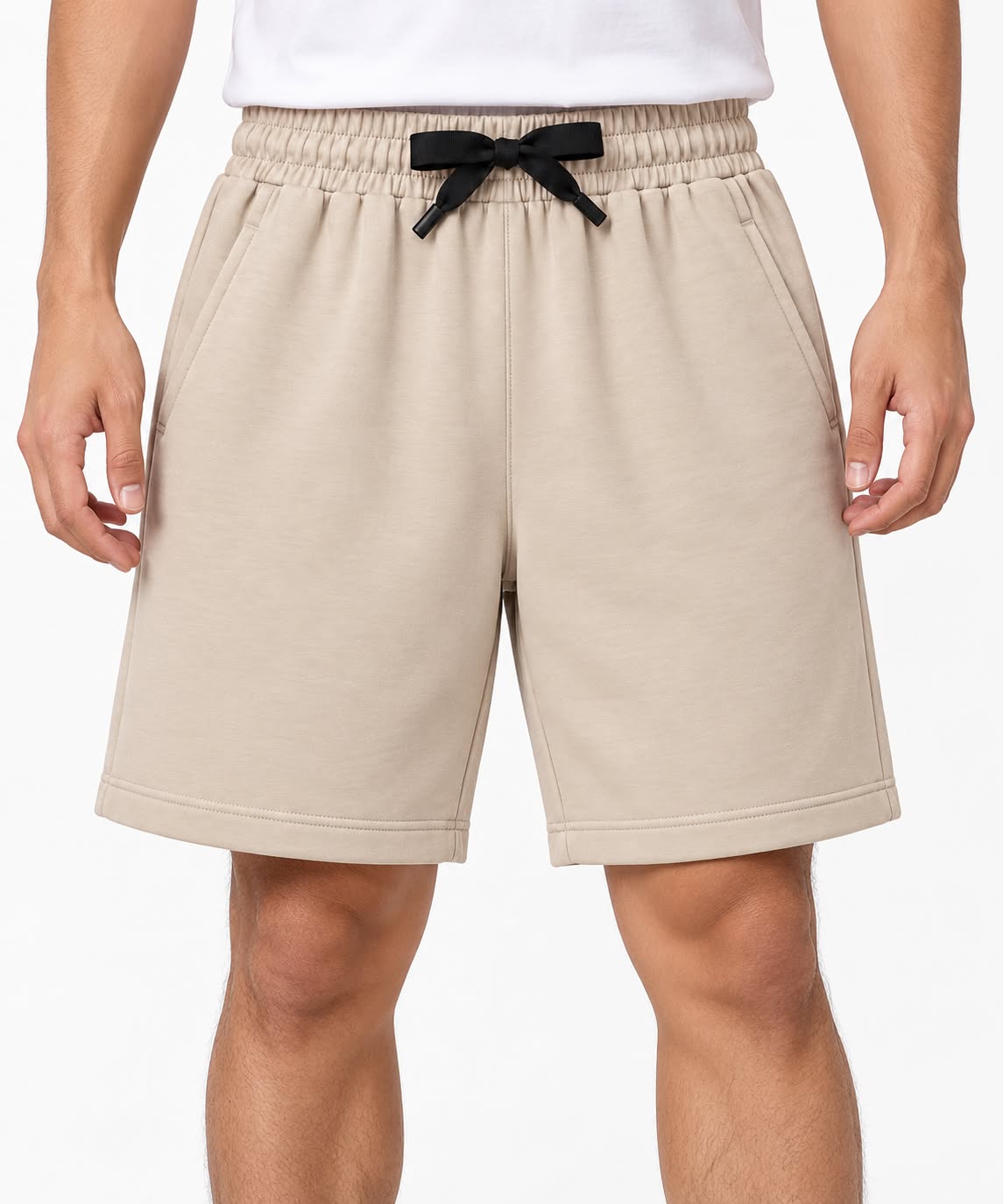 Men’s Cotton Blend Drawstring Shorts