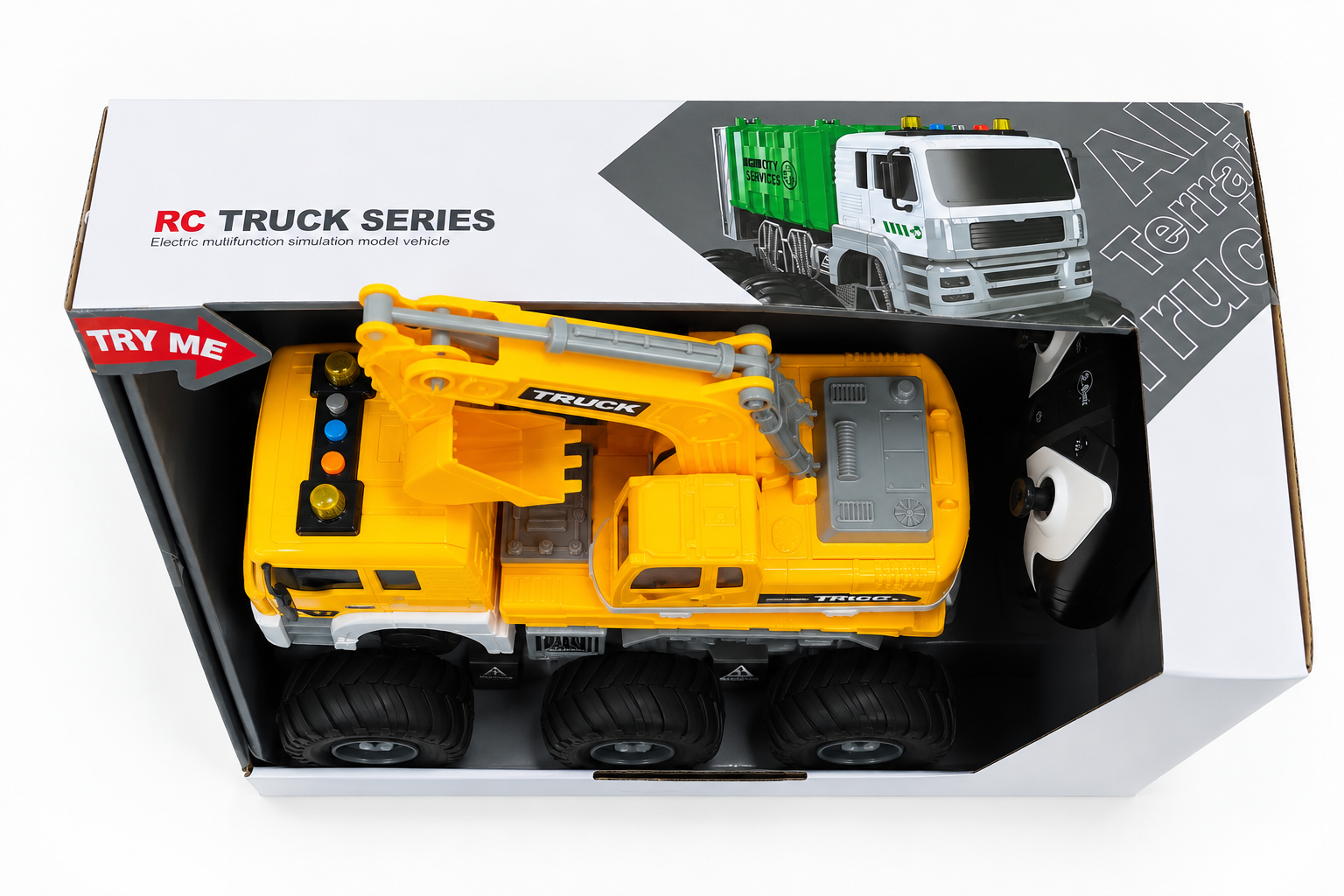 Remote Control 6x6 Engineering Excavator Truck | 2.4GHz RC Construction Vehicle (6+)