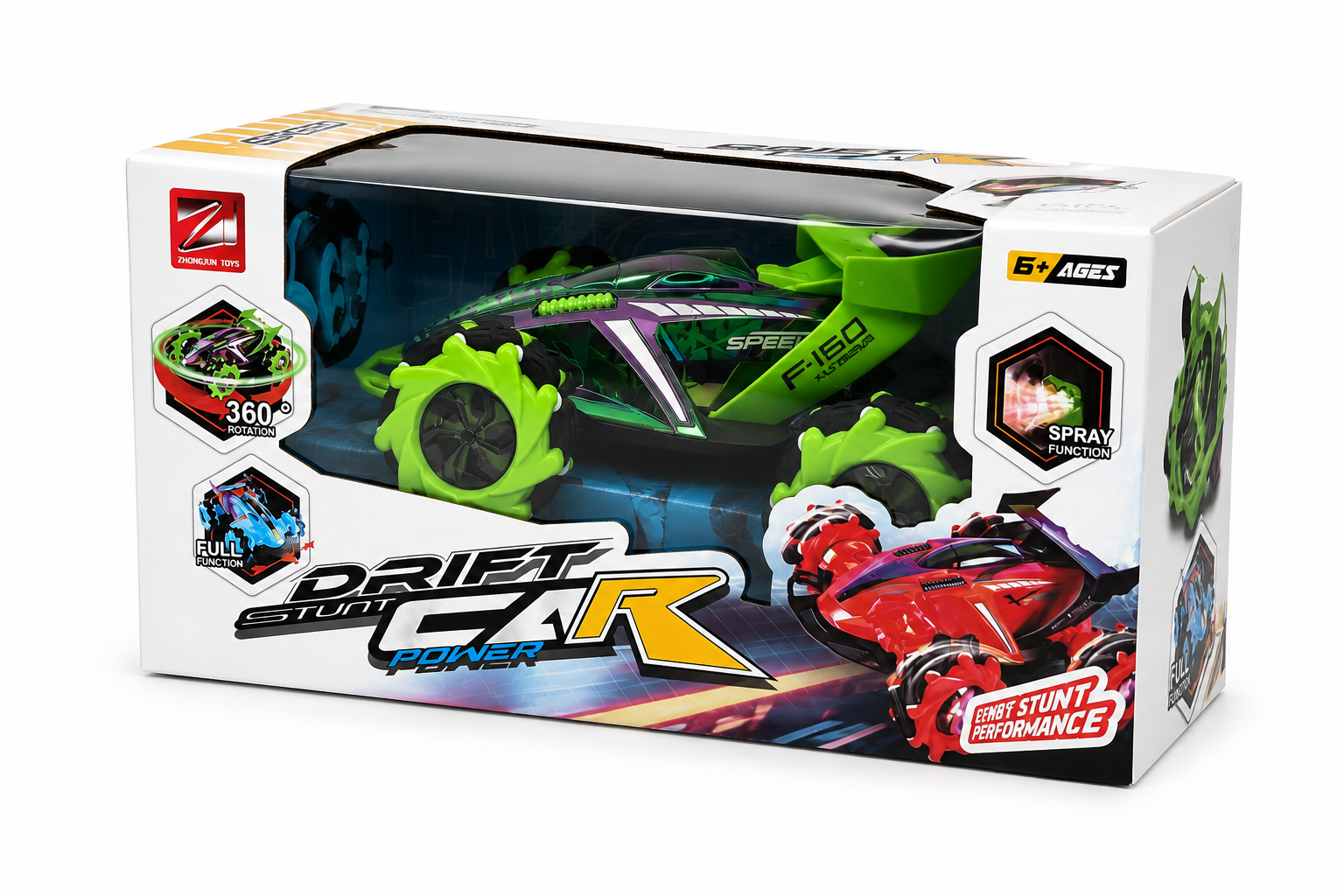 Double Spray Remote Control Stunt Car RCC