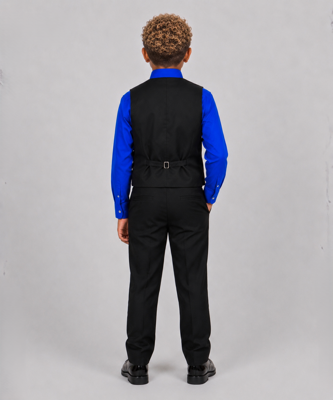 Boys’ 4-Piece Formal Suit Set – Blue, Age 10