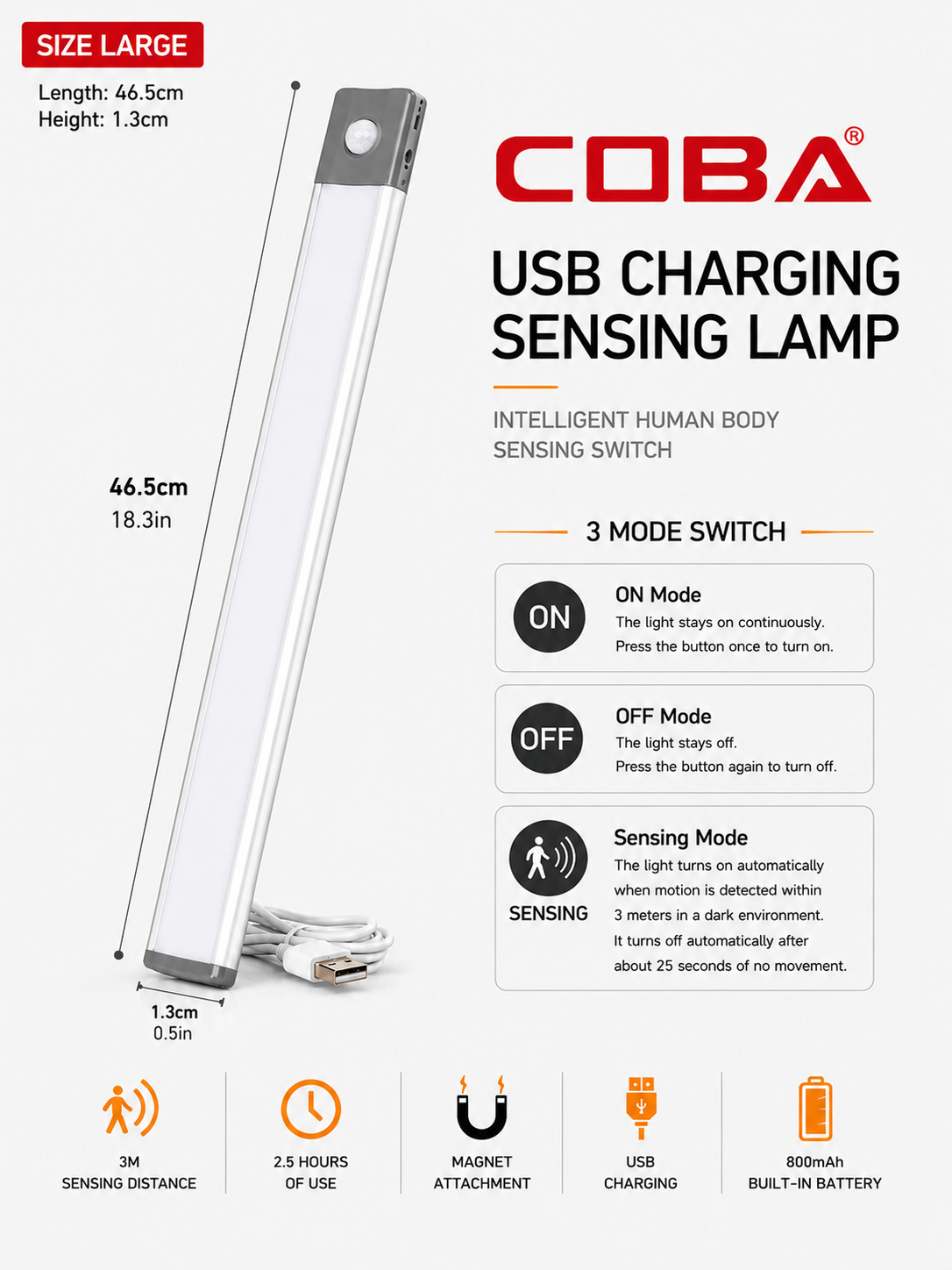 USB Charging Sensing Light Large – BL-C093