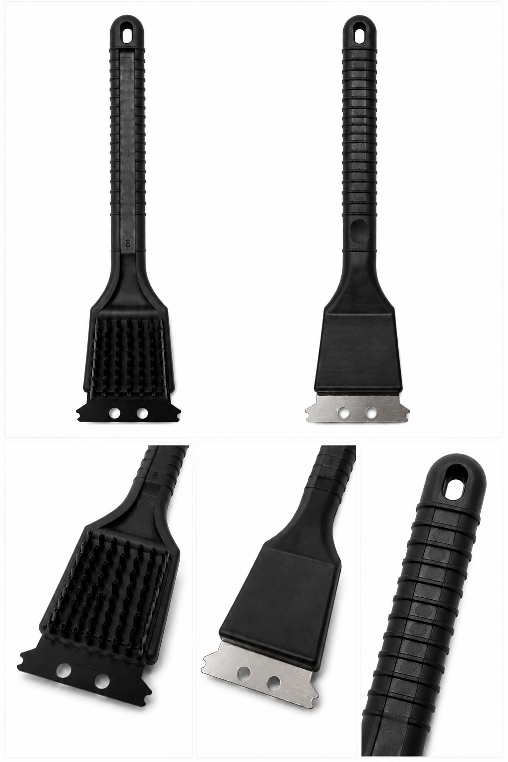 2-in-1 BBQ Grill Cleaning Brush & Scraper