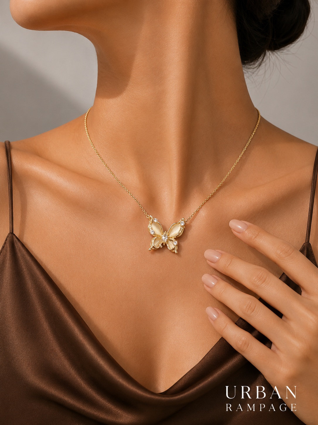 Butterfly Pendant Necklace