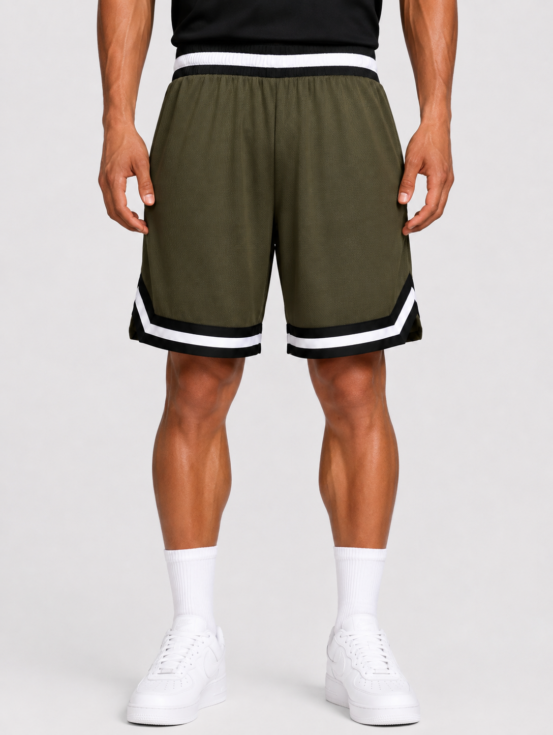 Men’s Basketball Shorts UR-16 – Army Green