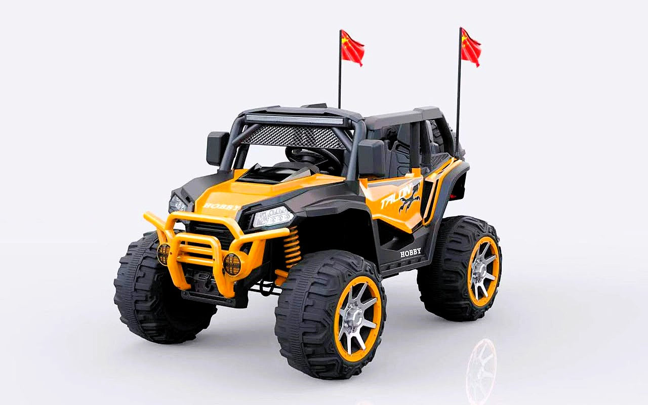 Kids 12V Electric Ride-On Jeep | Rechargeable Off-Road SUV | 3–6 Years