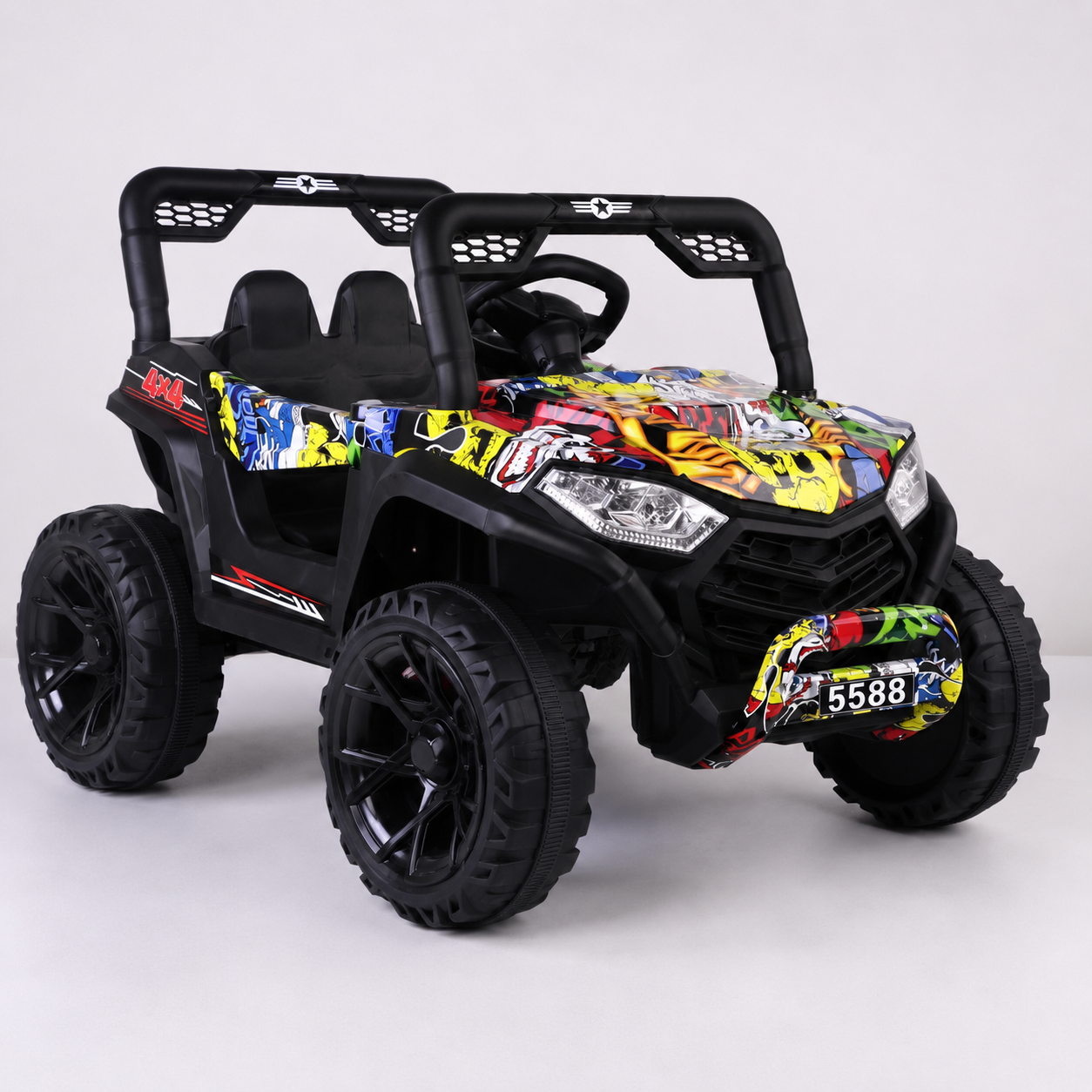 Kids Electric Ride-On Jeep - Ages 3–8