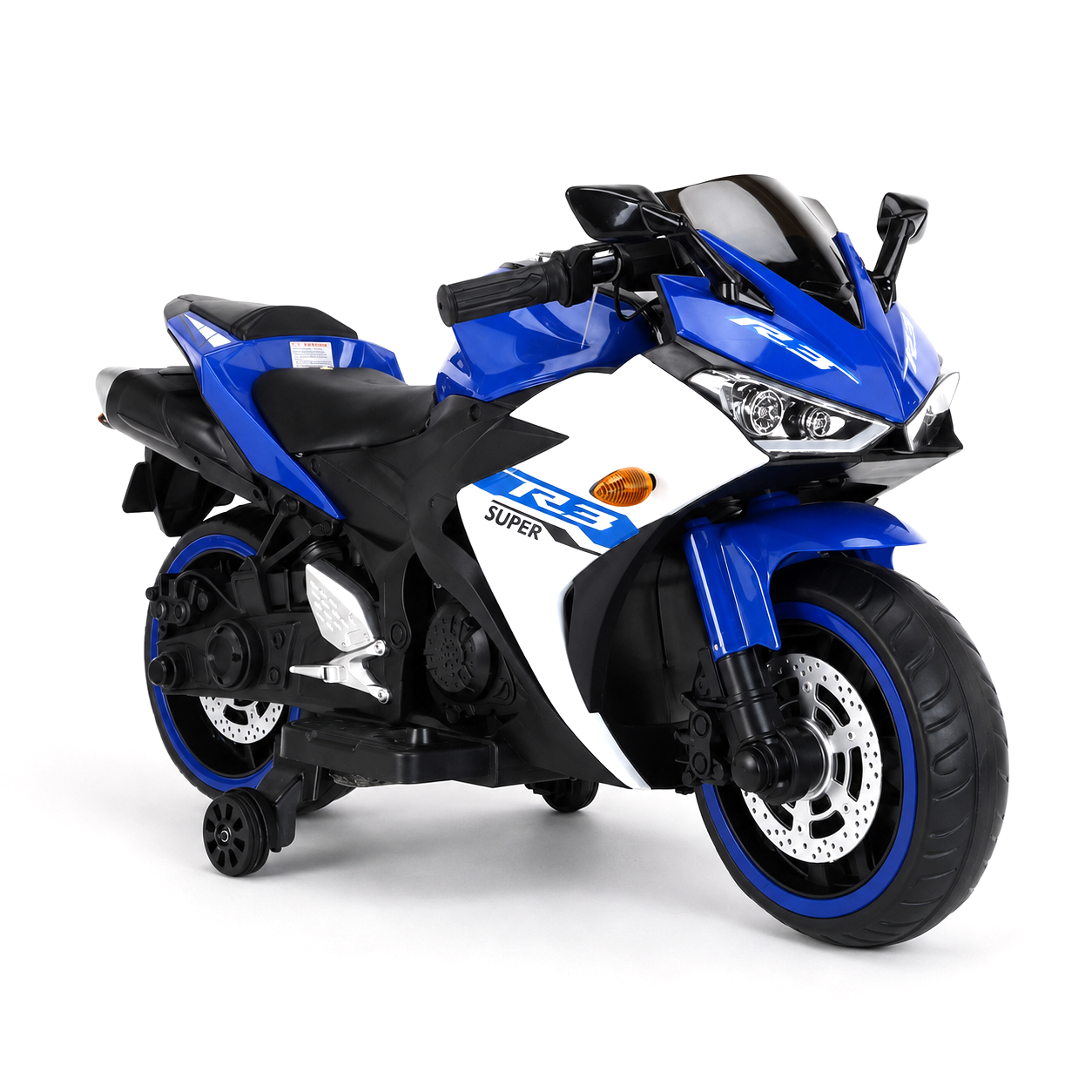Kids Electric Ride-On Moto Bike N-888 – Blue