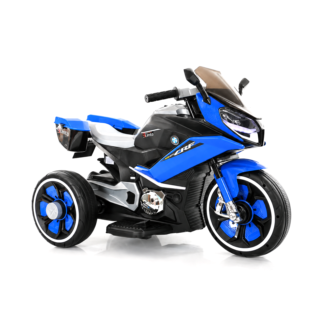 Kids Electric Ride-On Three-Wheel Motorcycle FB-618 – Blue