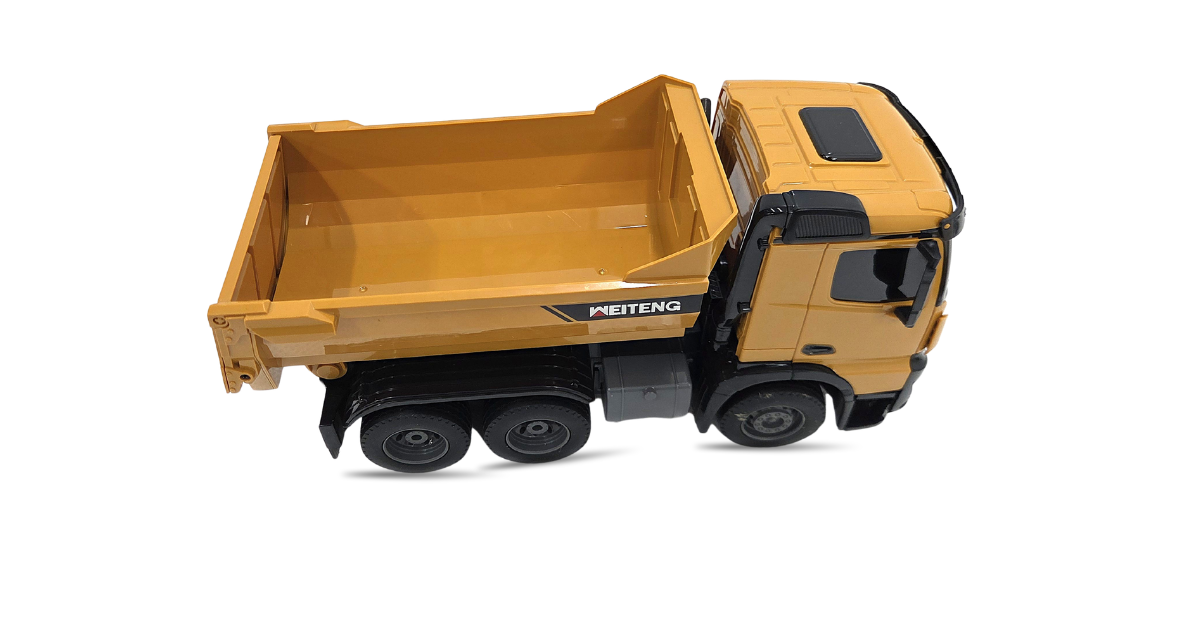 2.4GHz Remote Control Dump Truck with Working Dump Bed & Lights (6+)