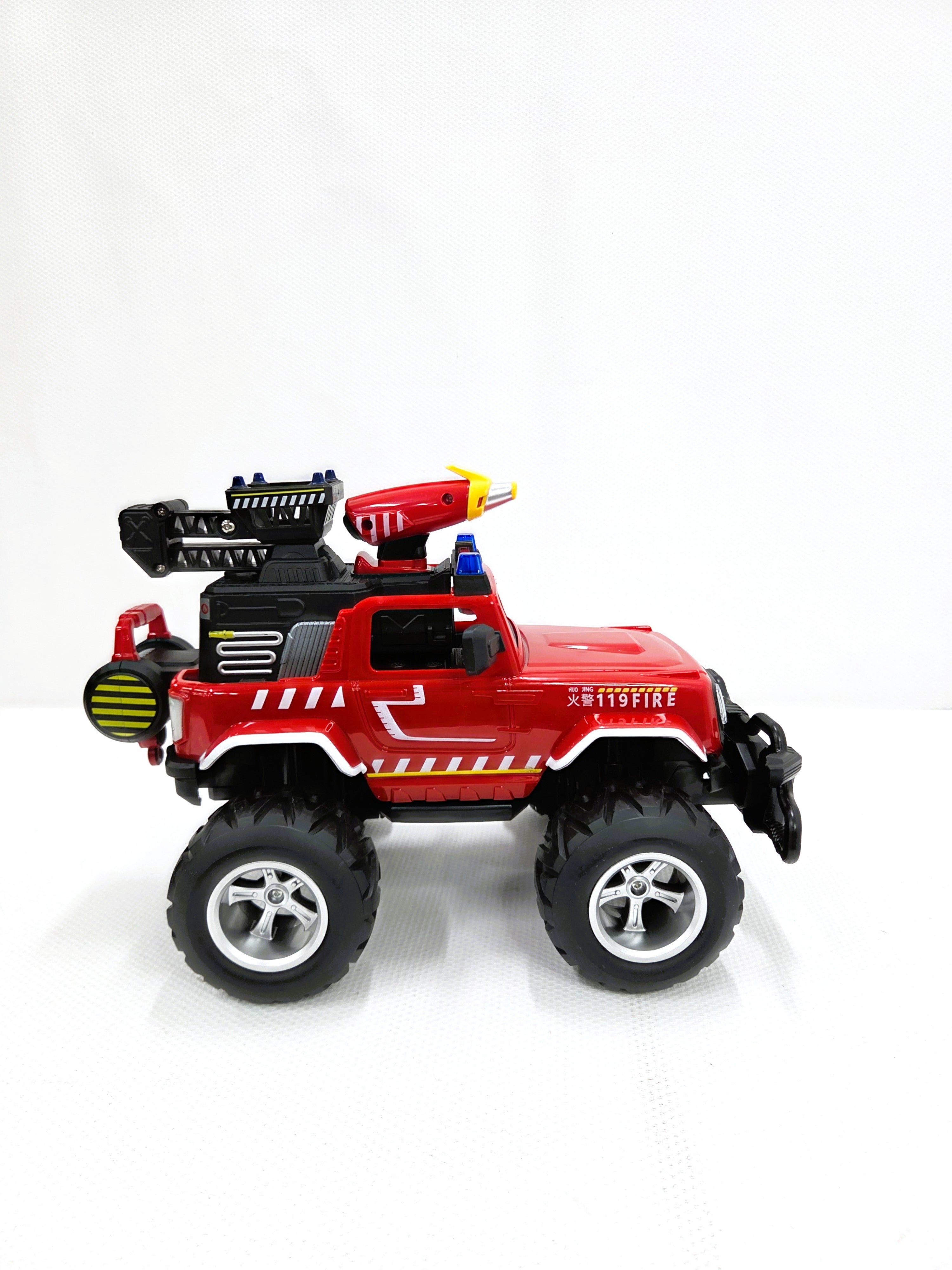 Remote Control Fire Sprinkler Truck with Water Spray | RC Fire Rescue Vehicle