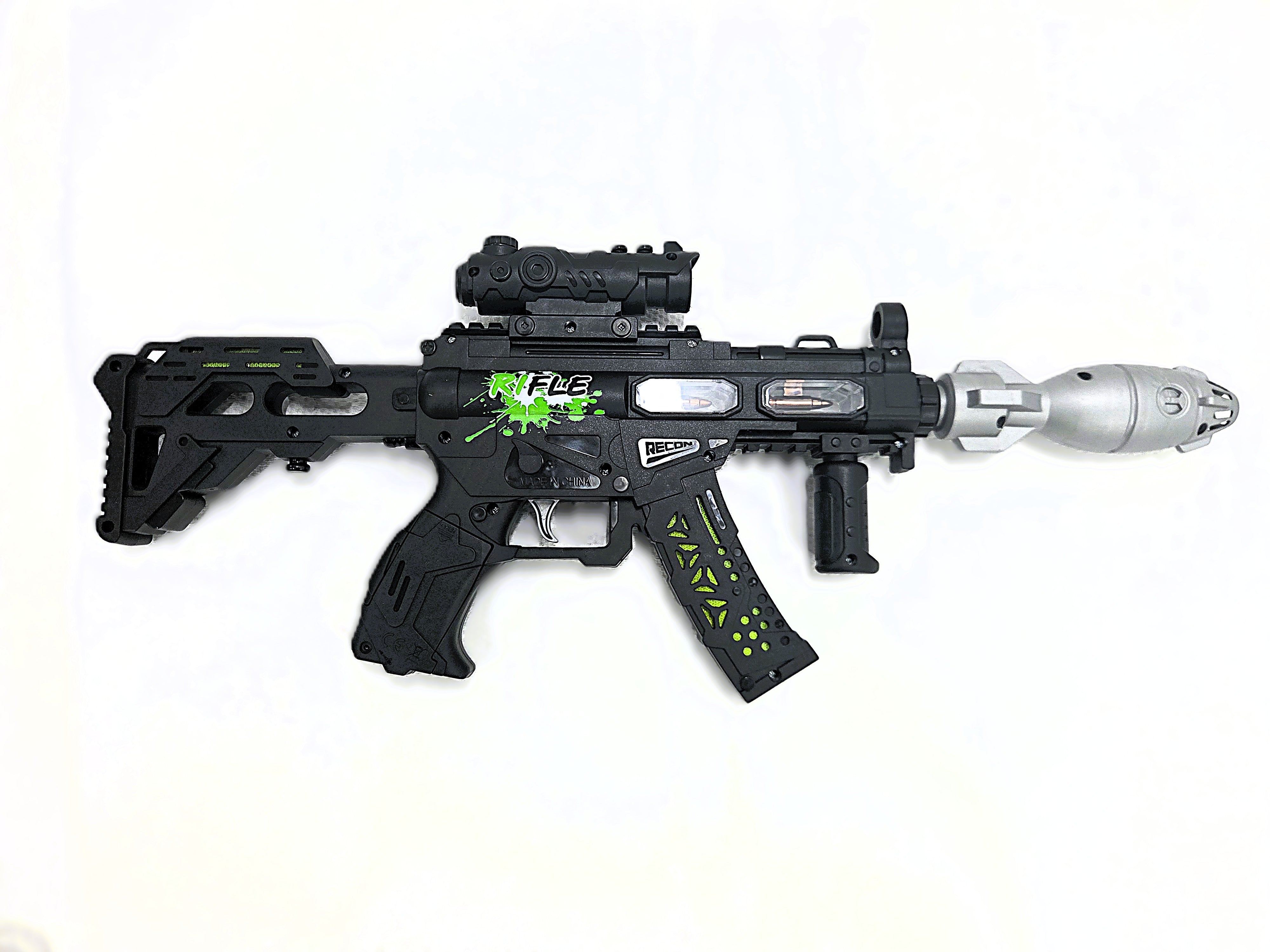 Kids Electric Spray Toy Rifle | Light & Sound Effects | Ages 3+