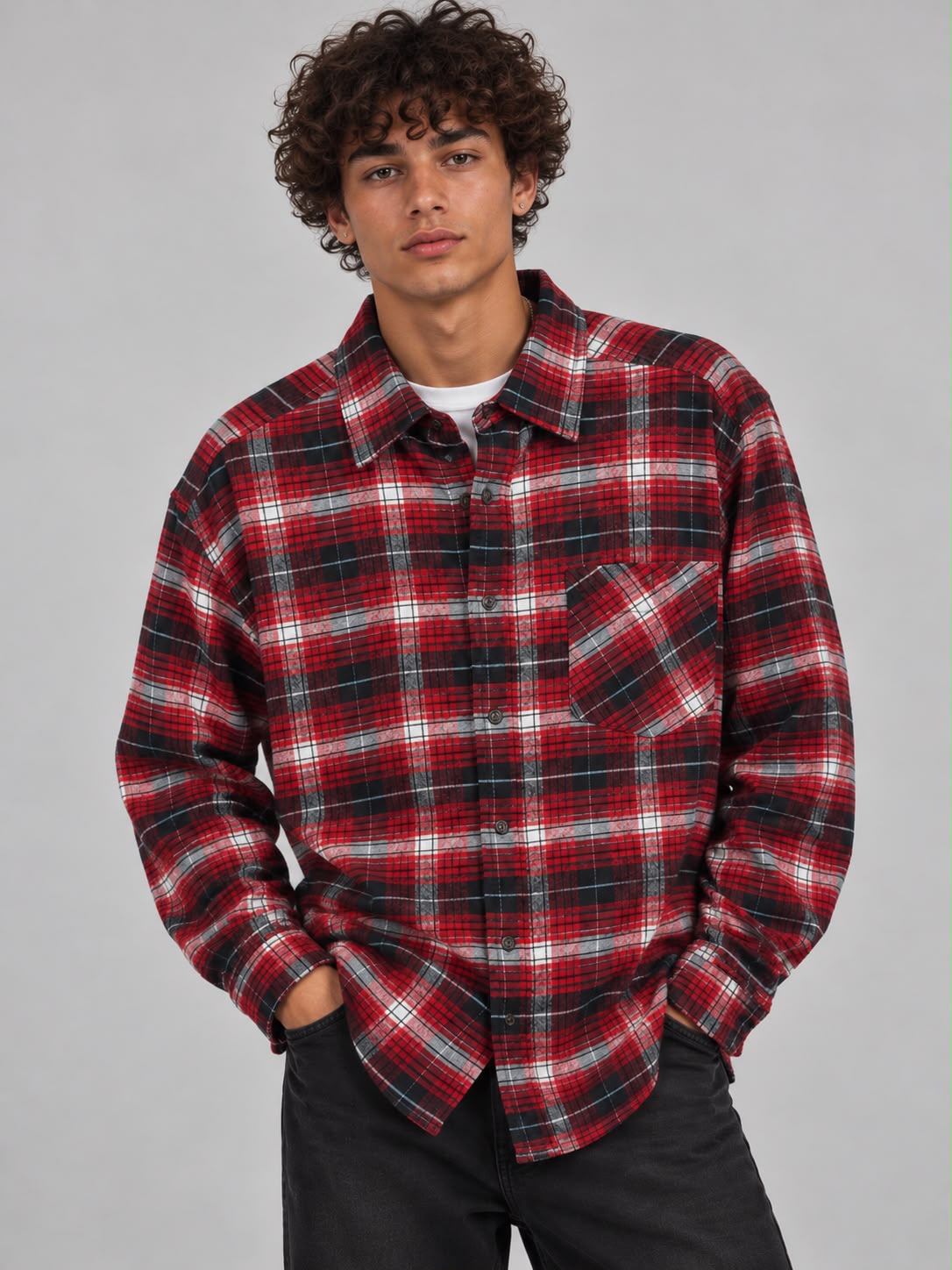 Men’s Long Sleeve Check Shirts