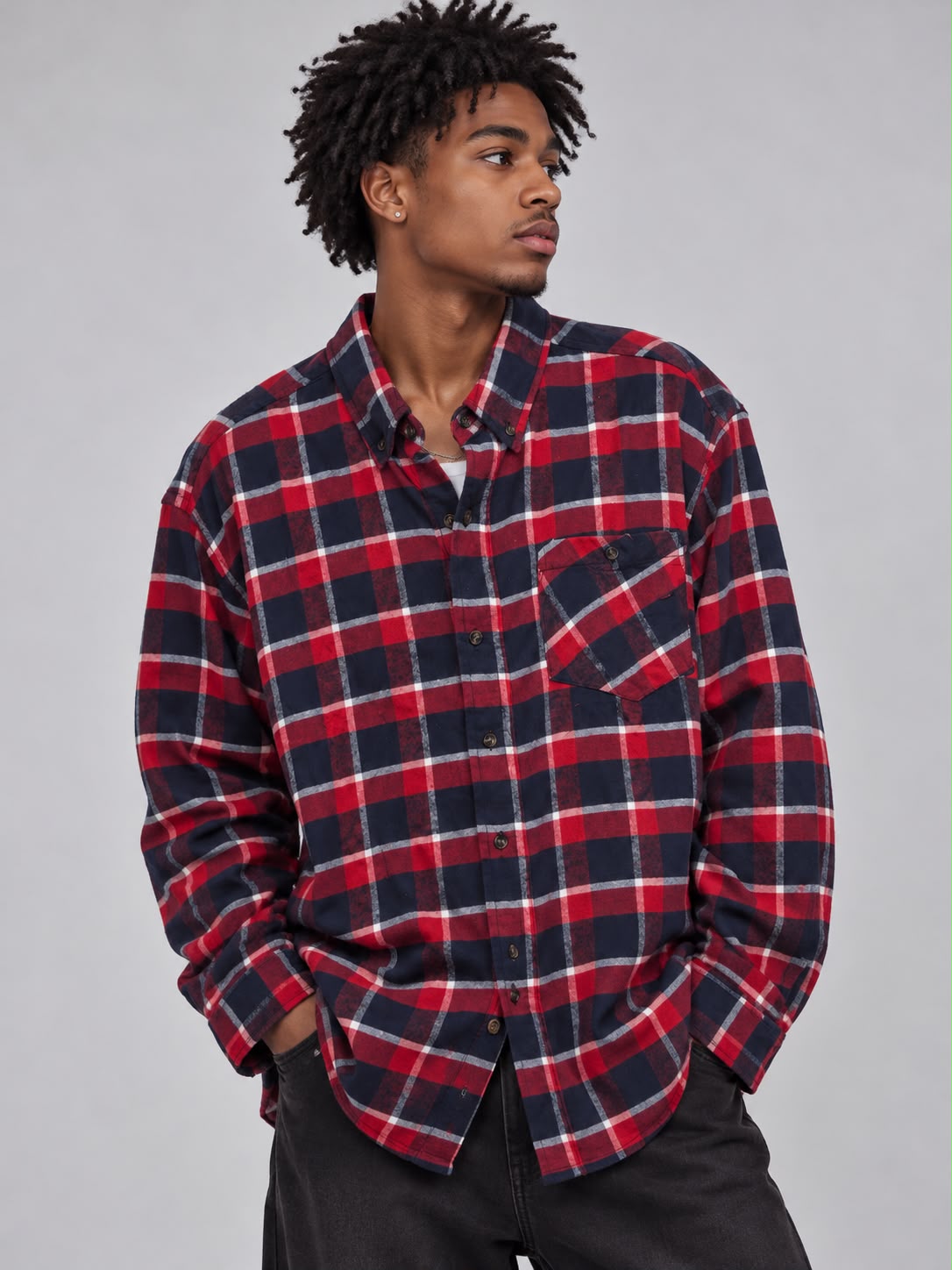 Men’s Long Sleeve Check Shirts