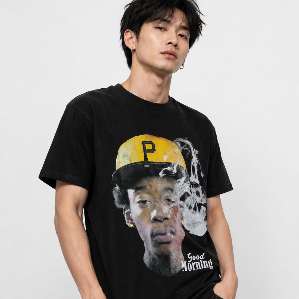 Black Shirt Streetwear